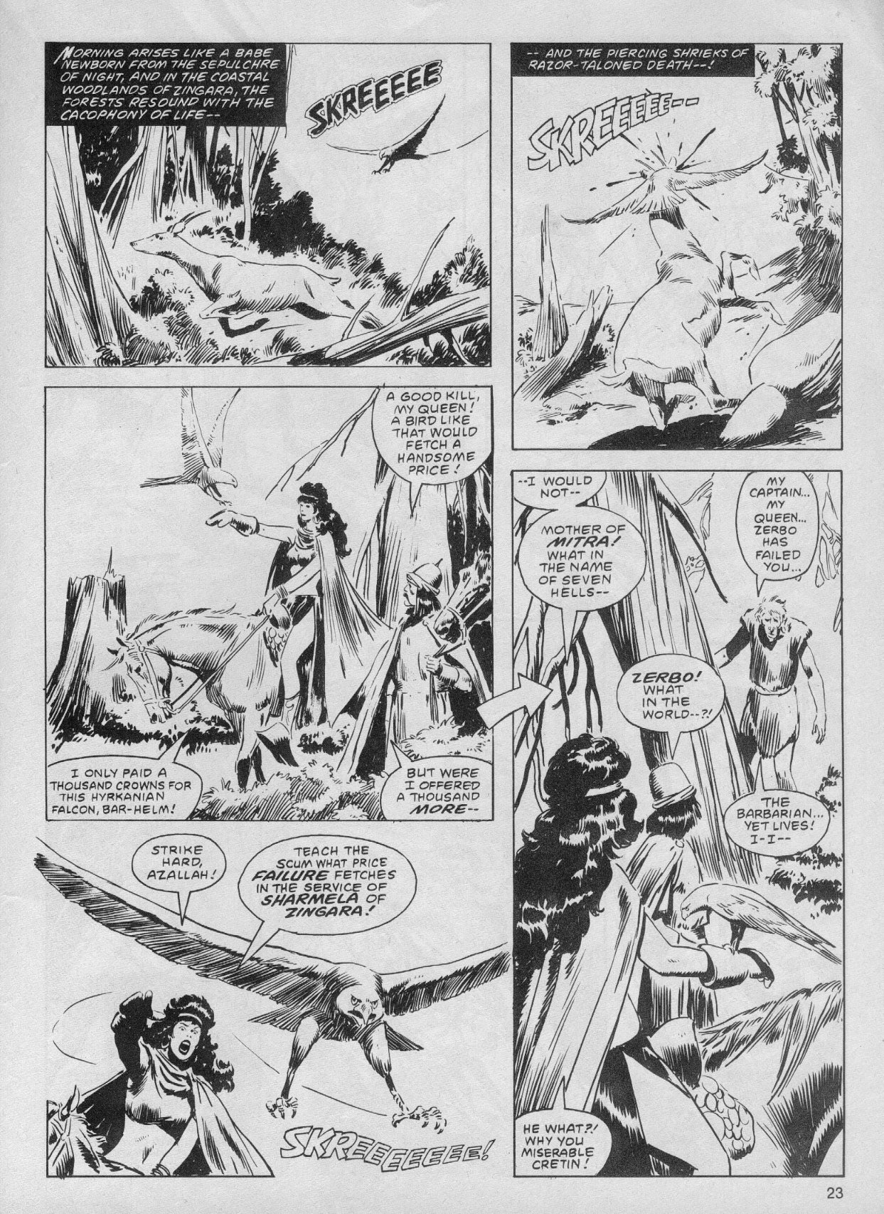 Read online The Savage Sword Of Conan comic -  Issue #61 - 23