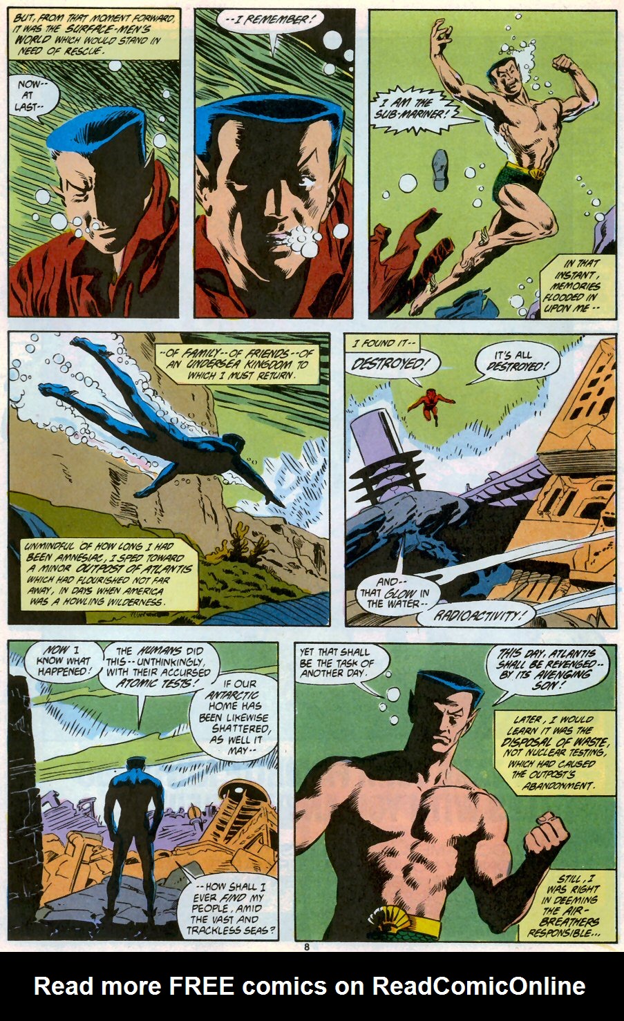 Read online Saga of the Sub-Mariner comic -  Issue #7 - 7