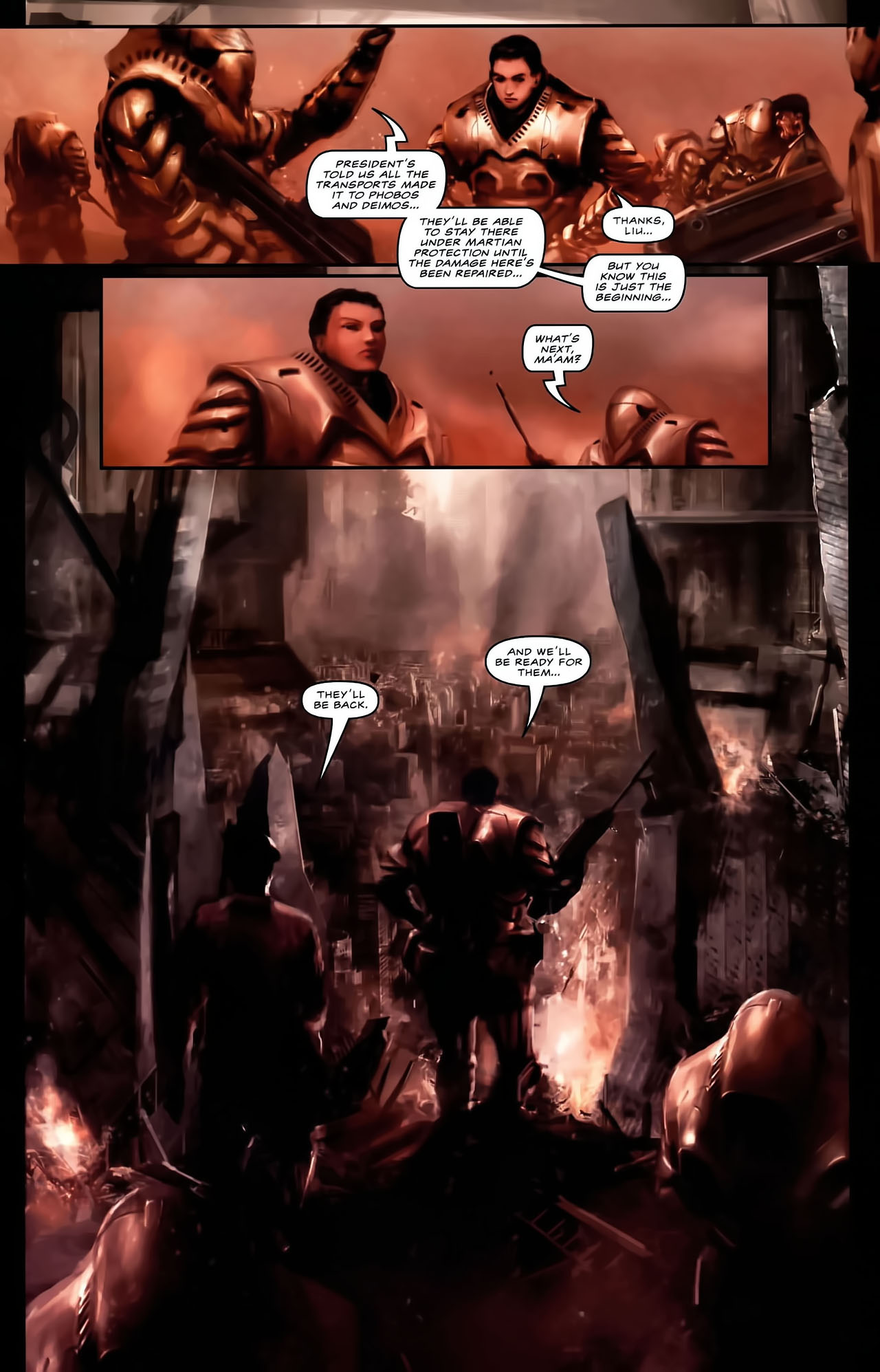 Read online Shrapnel: Aristeia Rising comic -  Issue #5 - 39