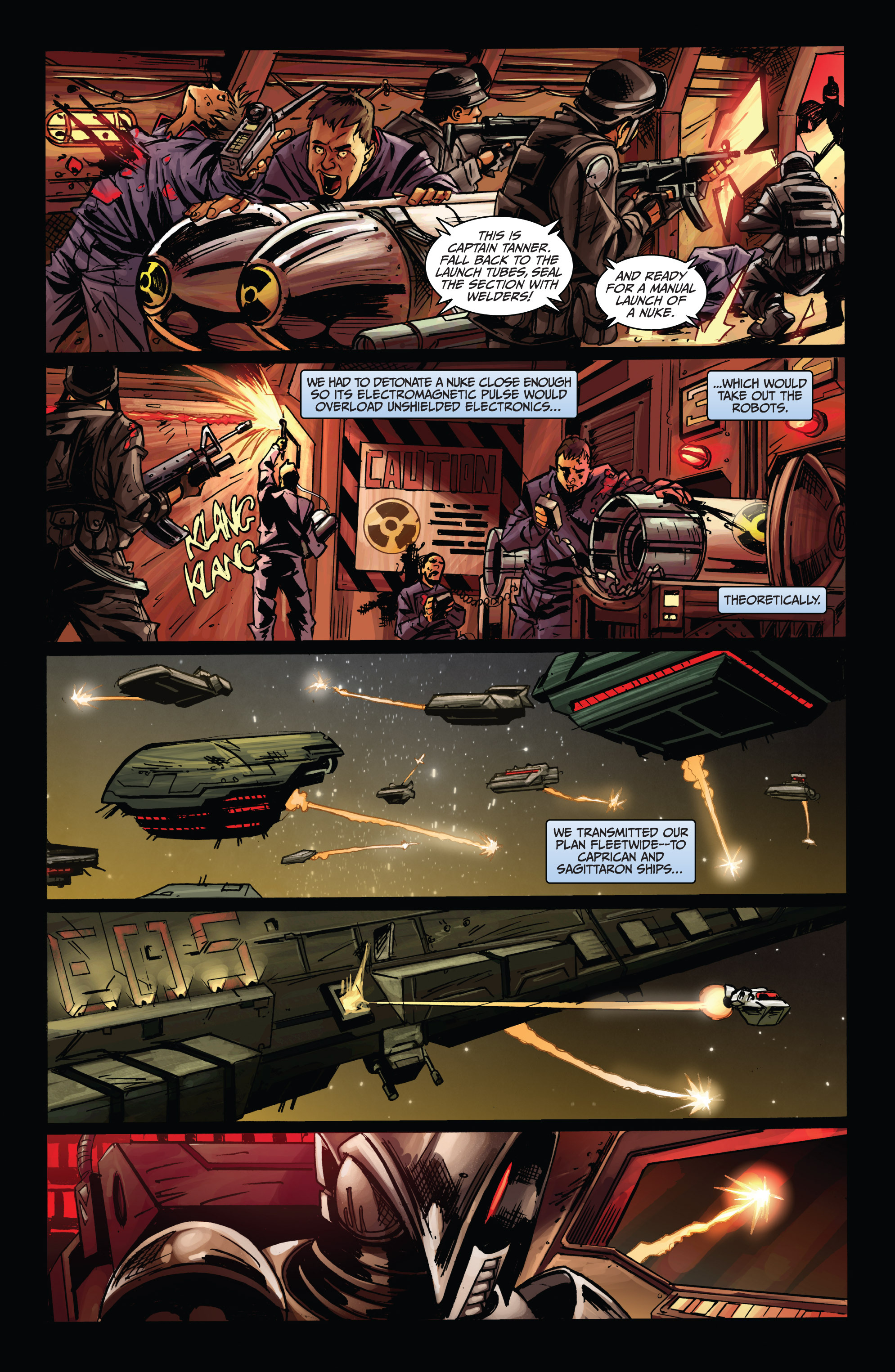 Read online Battlestar Galactica: Cylon War comic -  Issue #3 - 21