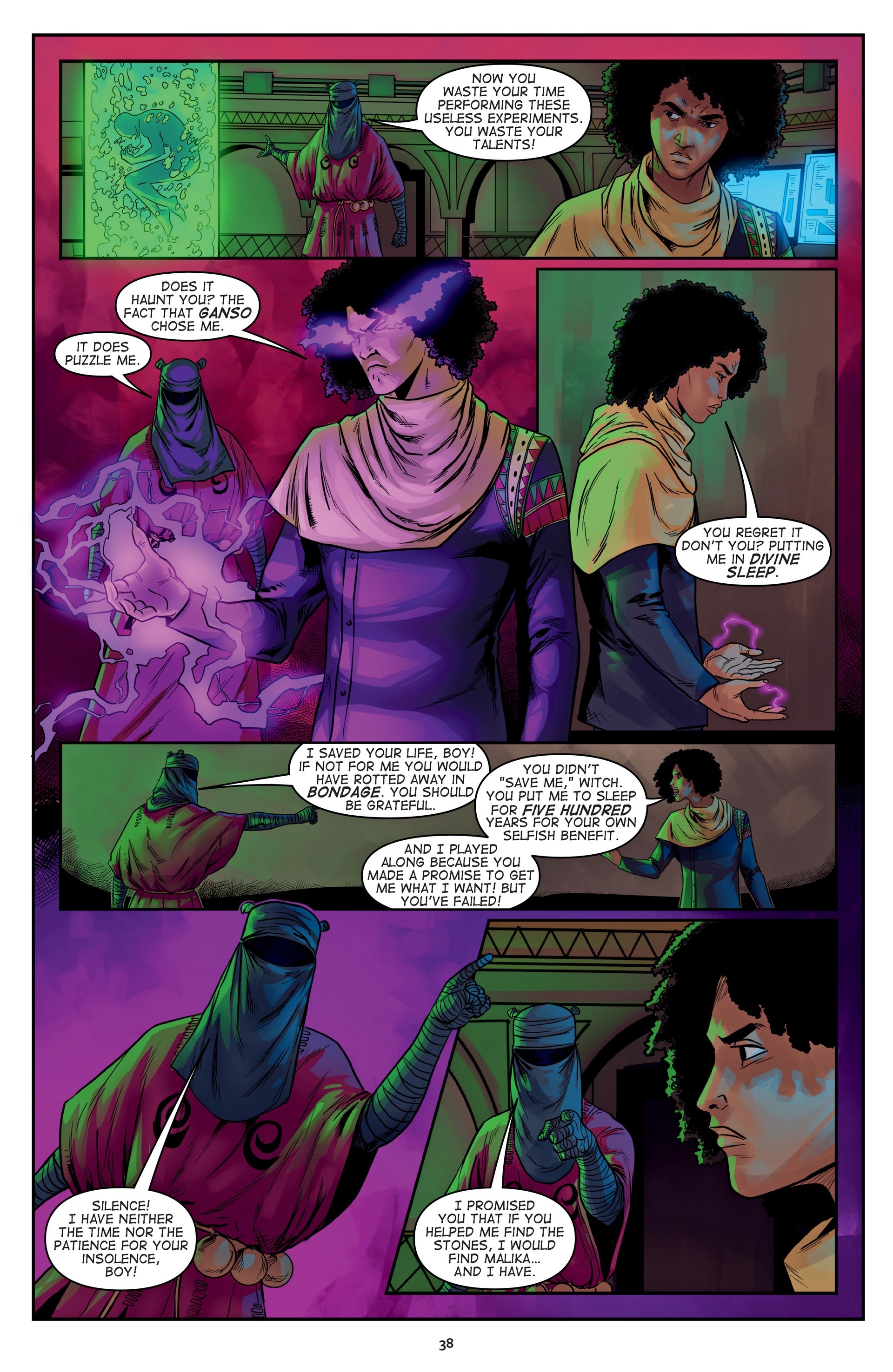 Read online Malika: Warrior Queen comic -  Issue # TPB 2 (Part 1) - 40