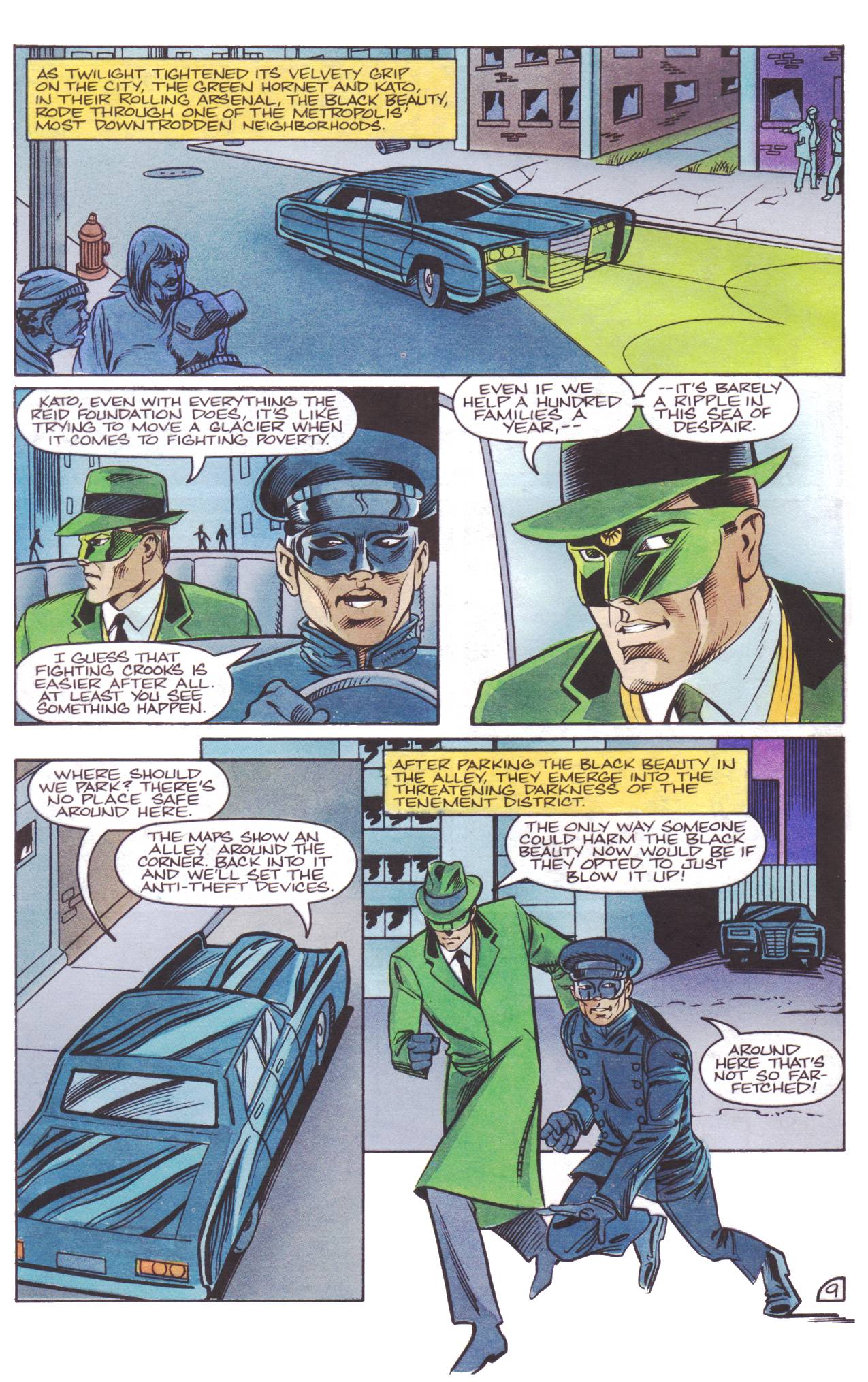 Read online Tales of the Green Hornet (1991) comic -  Issue #4 - 10