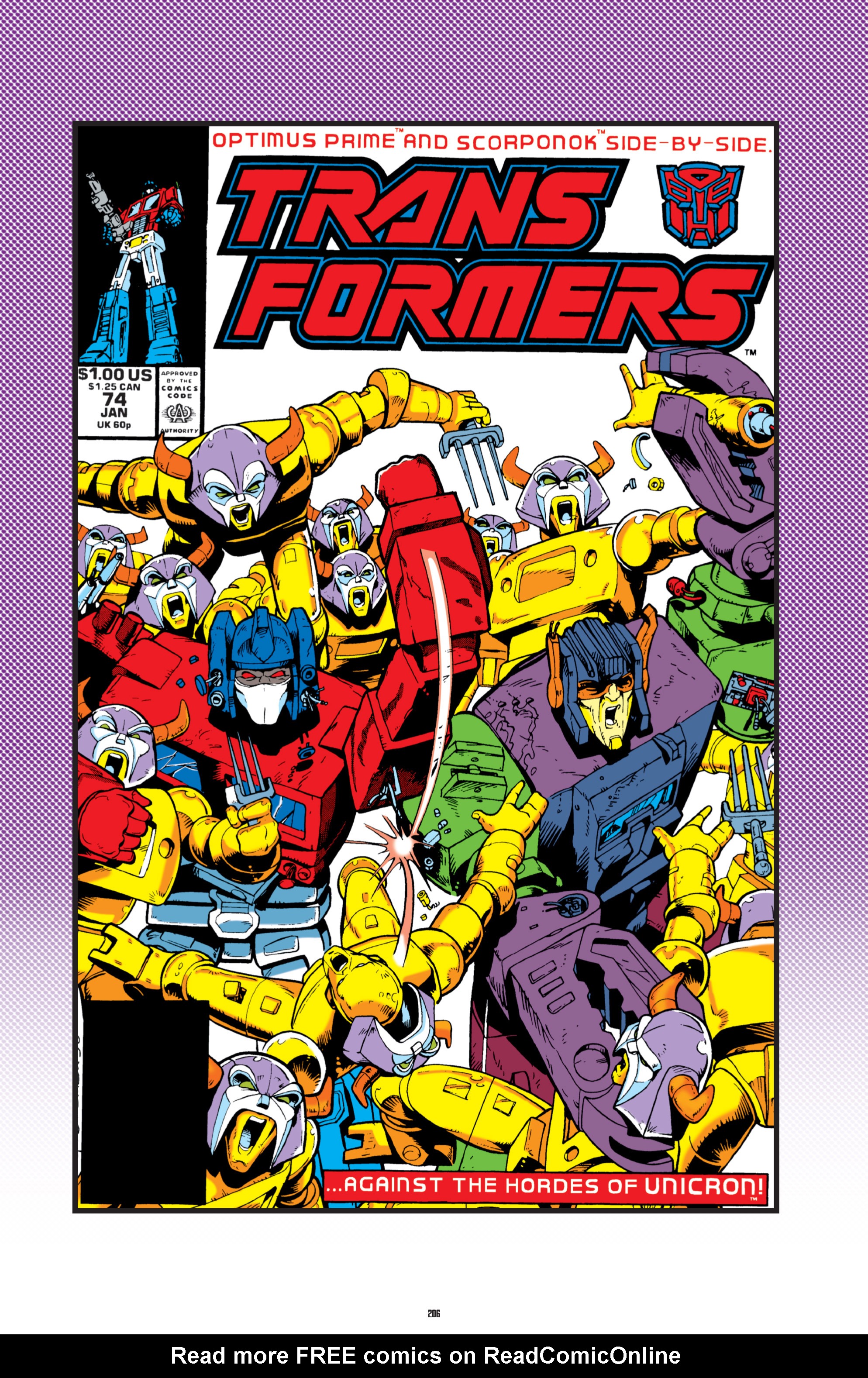 Read online The Transformers Classics comic -  Issue # TPB 6 - 206