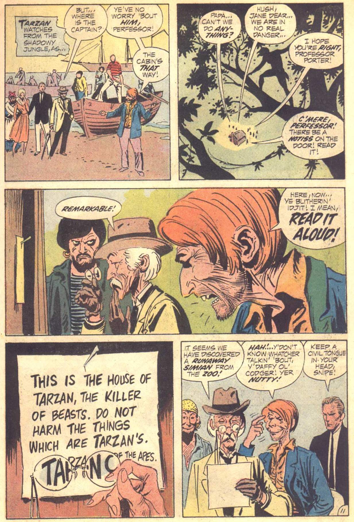 Read online Tarzan (1972) comic -  Issue #209 - 11