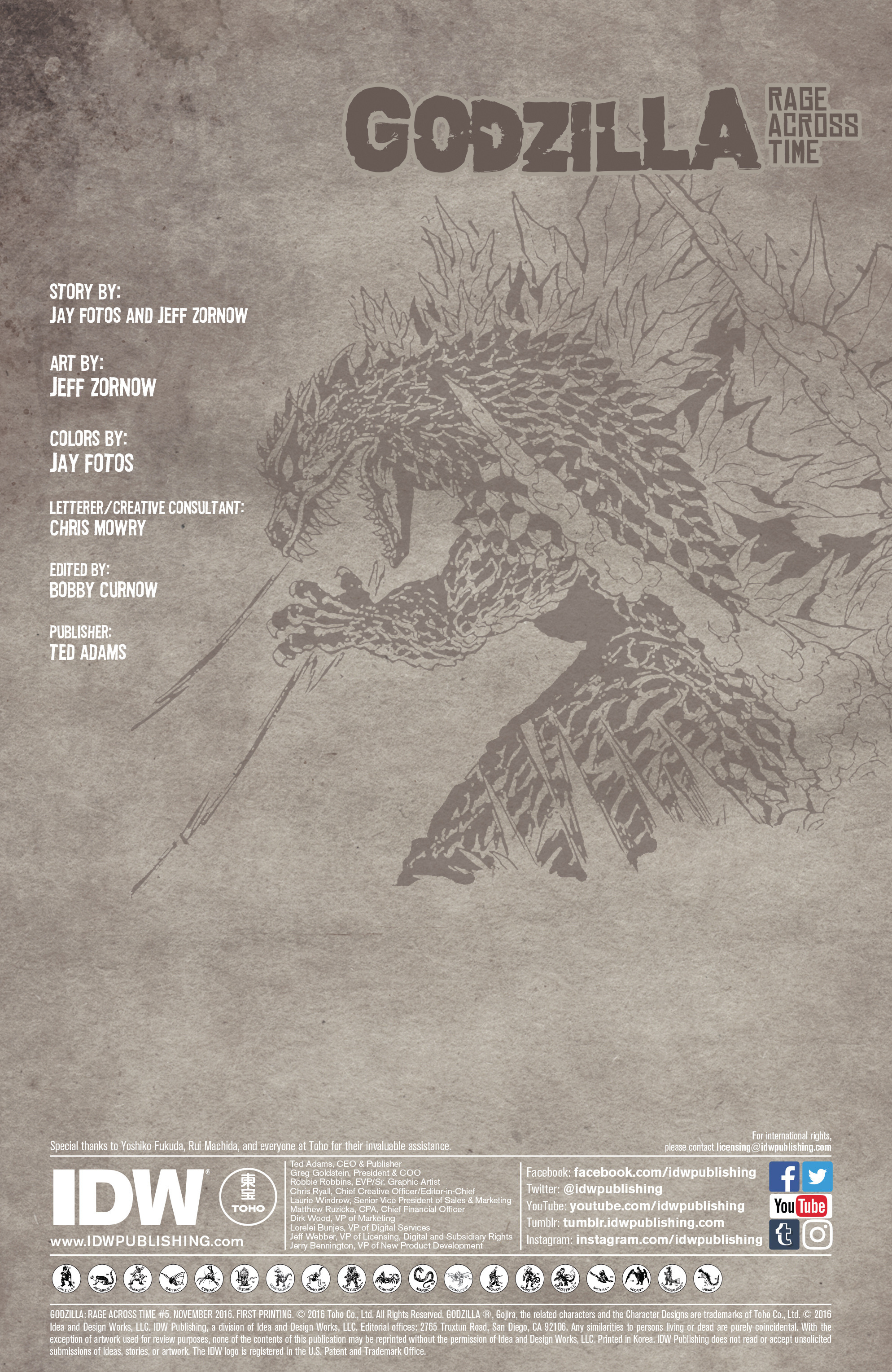 Read online Godzilla: Rage Across Time comic -  Issue #5 - 2