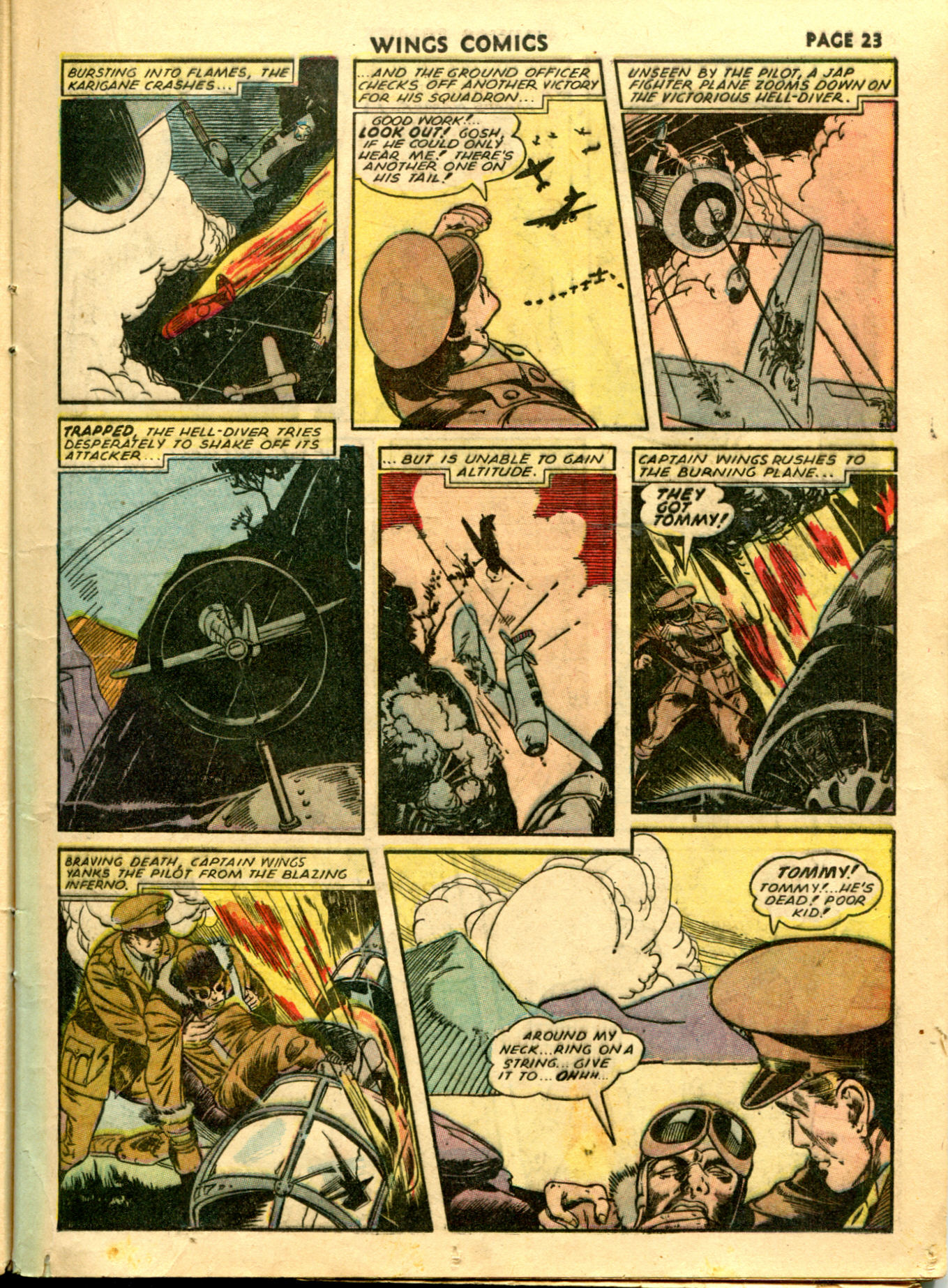 Read online Wings Comics comic -  Issue #25 - 25