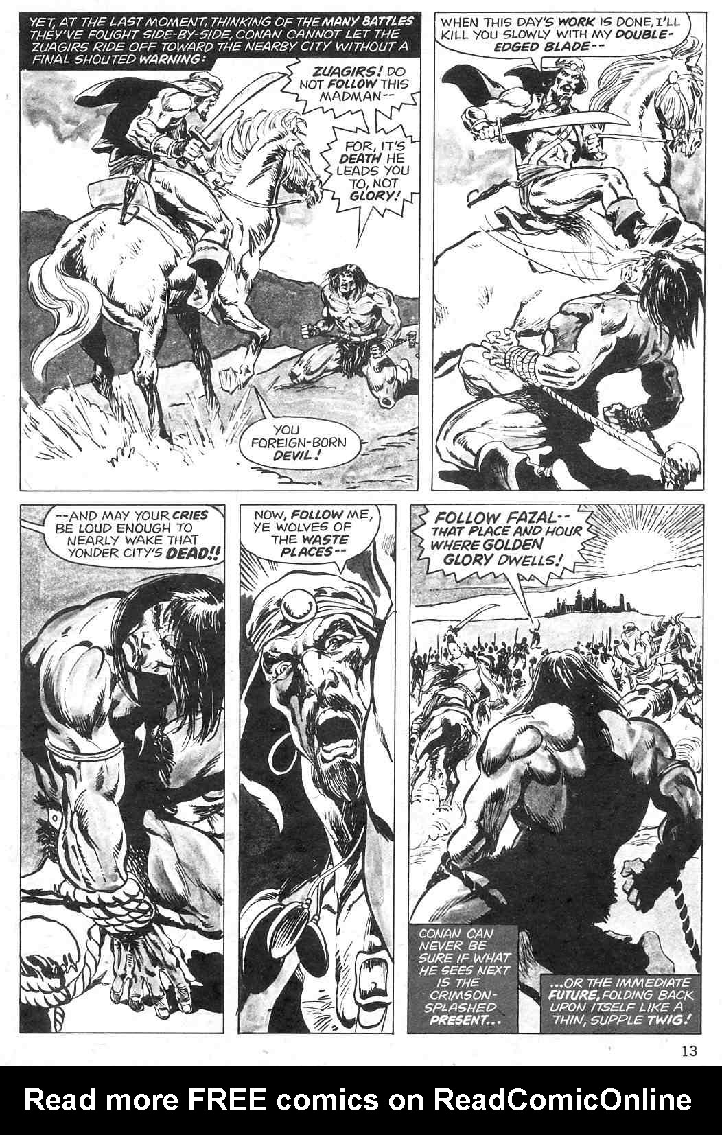 Read online The Savage Sword Of Conan comic -  Issue #9 - 13