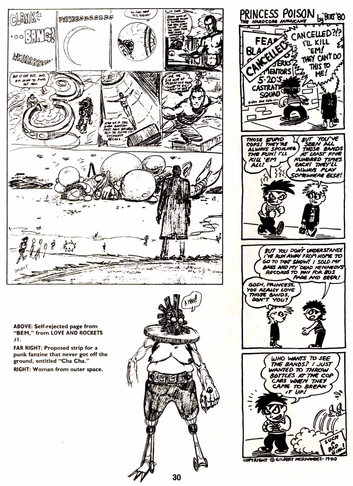 Read online Love and Rockets (1982) comic -  Issue #10 - 32