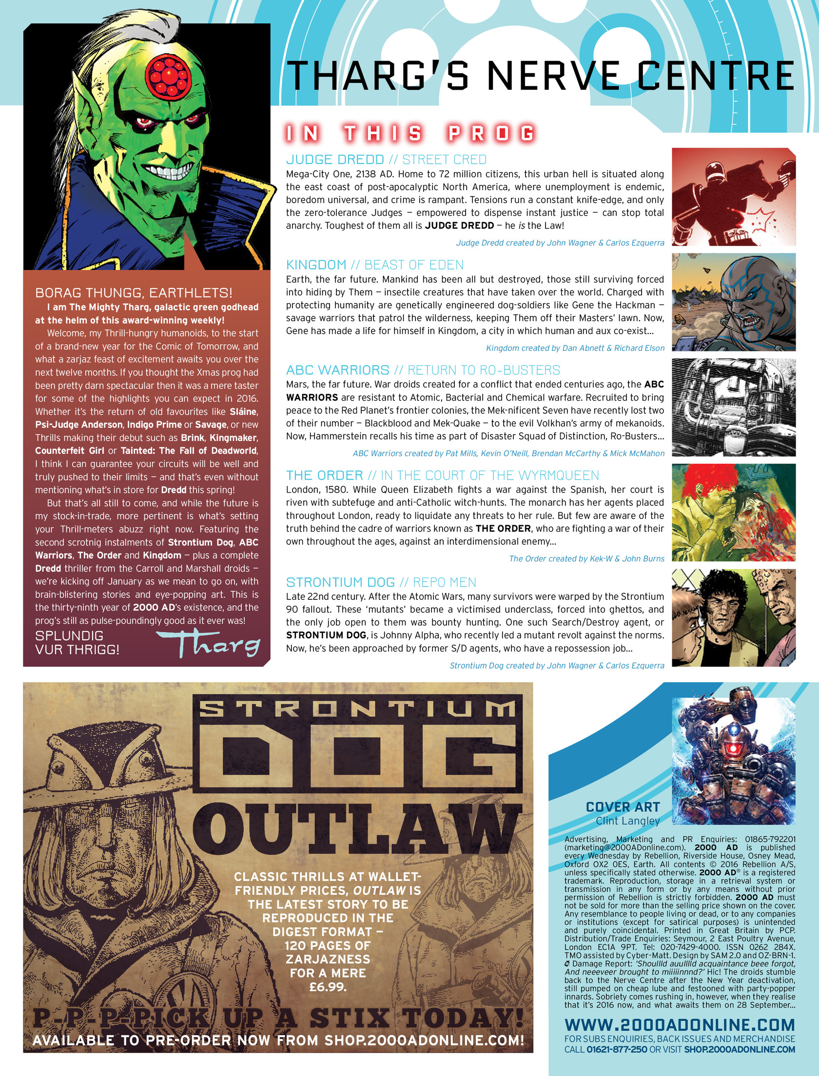 Read online 2000 AD comic -  Issue #1962 - 2