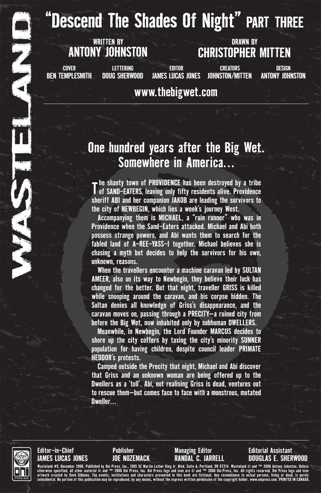 Read online Wasteland (2006) comic -  Issue #5 - 2