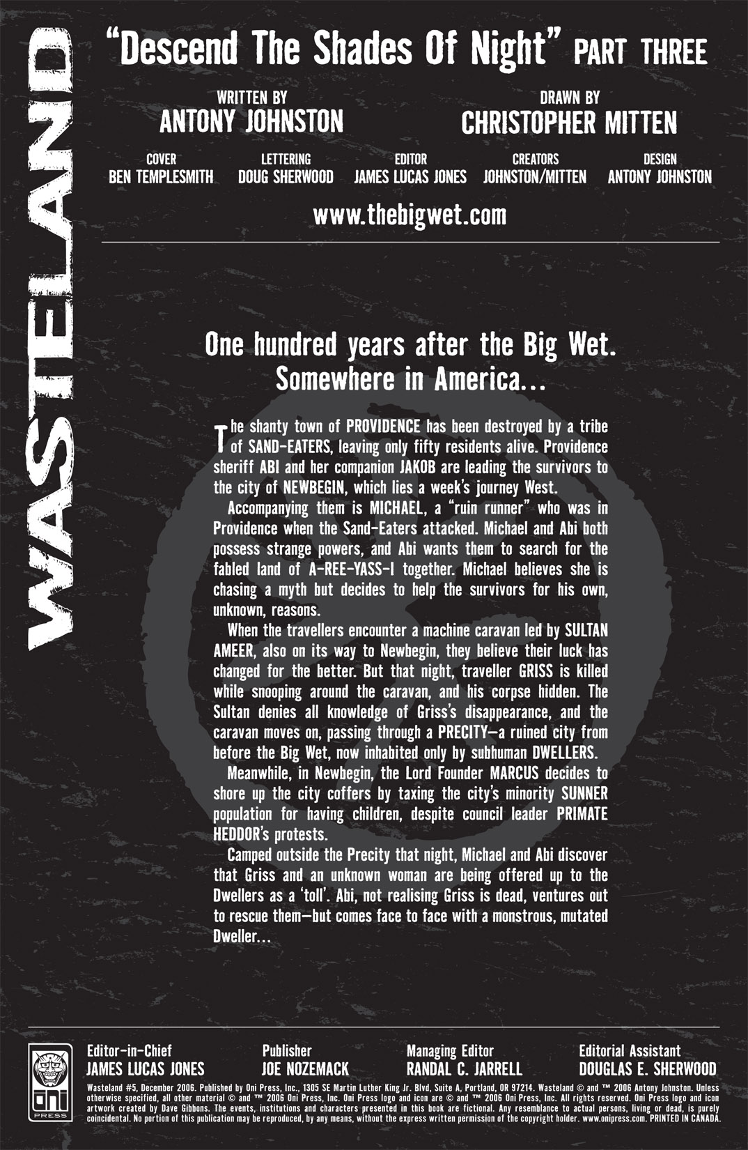 Read online Wasteland (2006) comic -  Issue #5 - 2