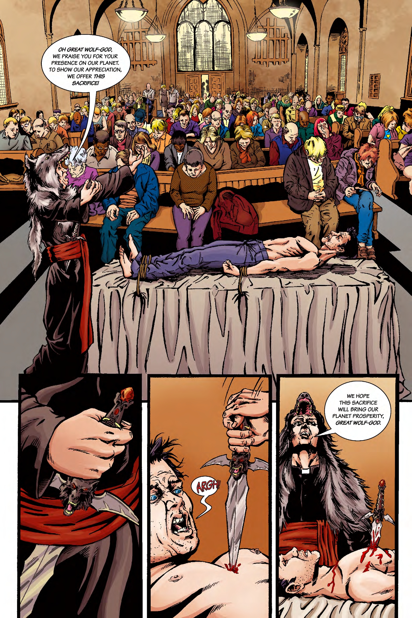 Read online Nazi Werewolves from Outer Space comic -  Issue #4 - 24