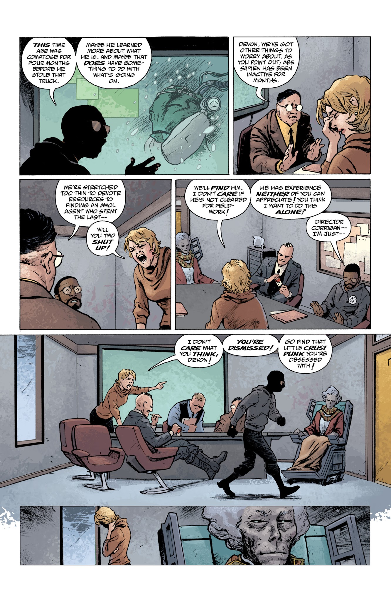 Read online Abe Sapien: Dark and Terrible and The New Race of Man comic -  Issue # TPB - 15