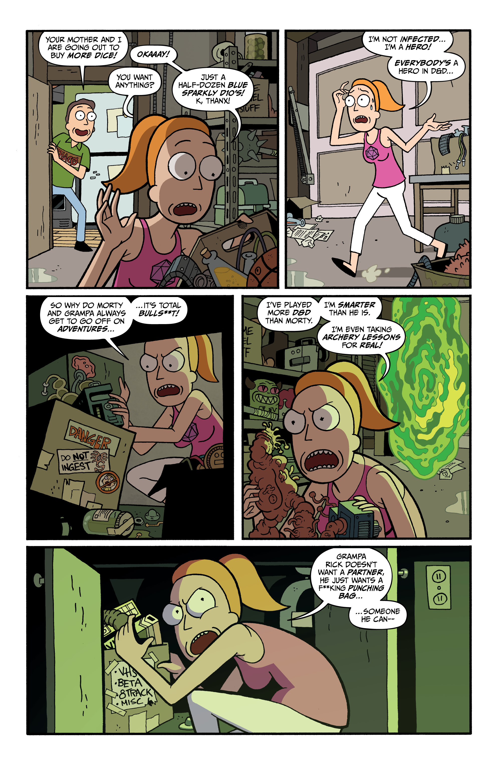 Read online Rick and Morty vs. Dungeons & Dragons II: Painscape comic -  Issue #1 - 21