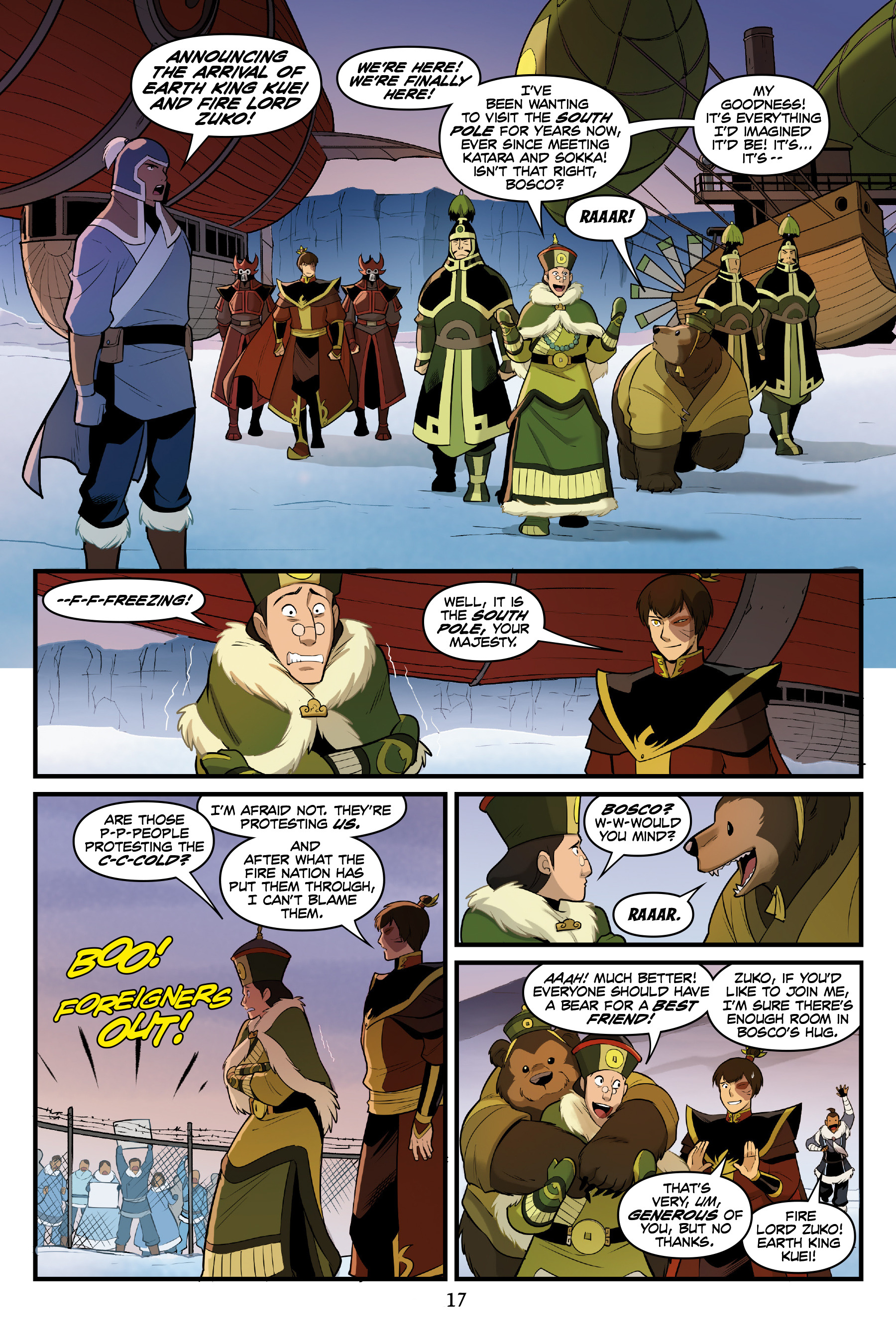 Read online Nickelodeon Avatar: The Last Airbender - North and South comic -  Issue #3 - 18