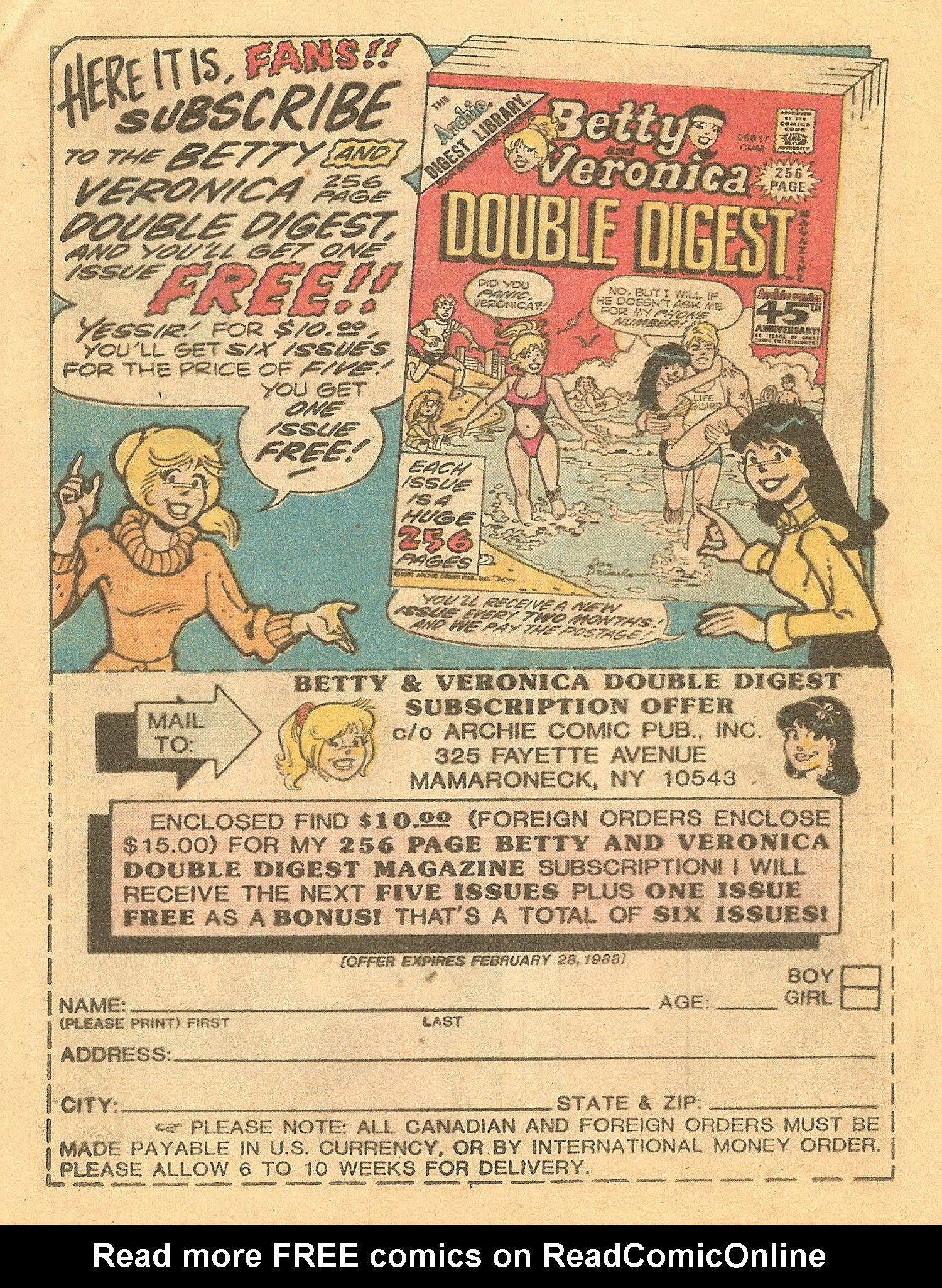 Read online Betty and Veronica Digest Magazine comic -  Issue #27 - 12
