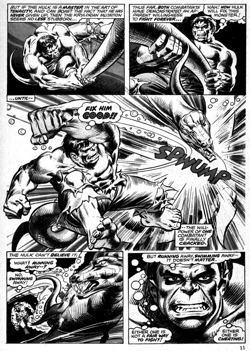 Read online The Rampaging Hulk comic -  Issue #6 - 11