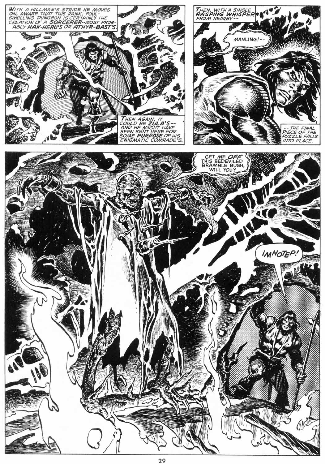 Read online The Savage Sword Of Conan comic -  Issue #206 - 30