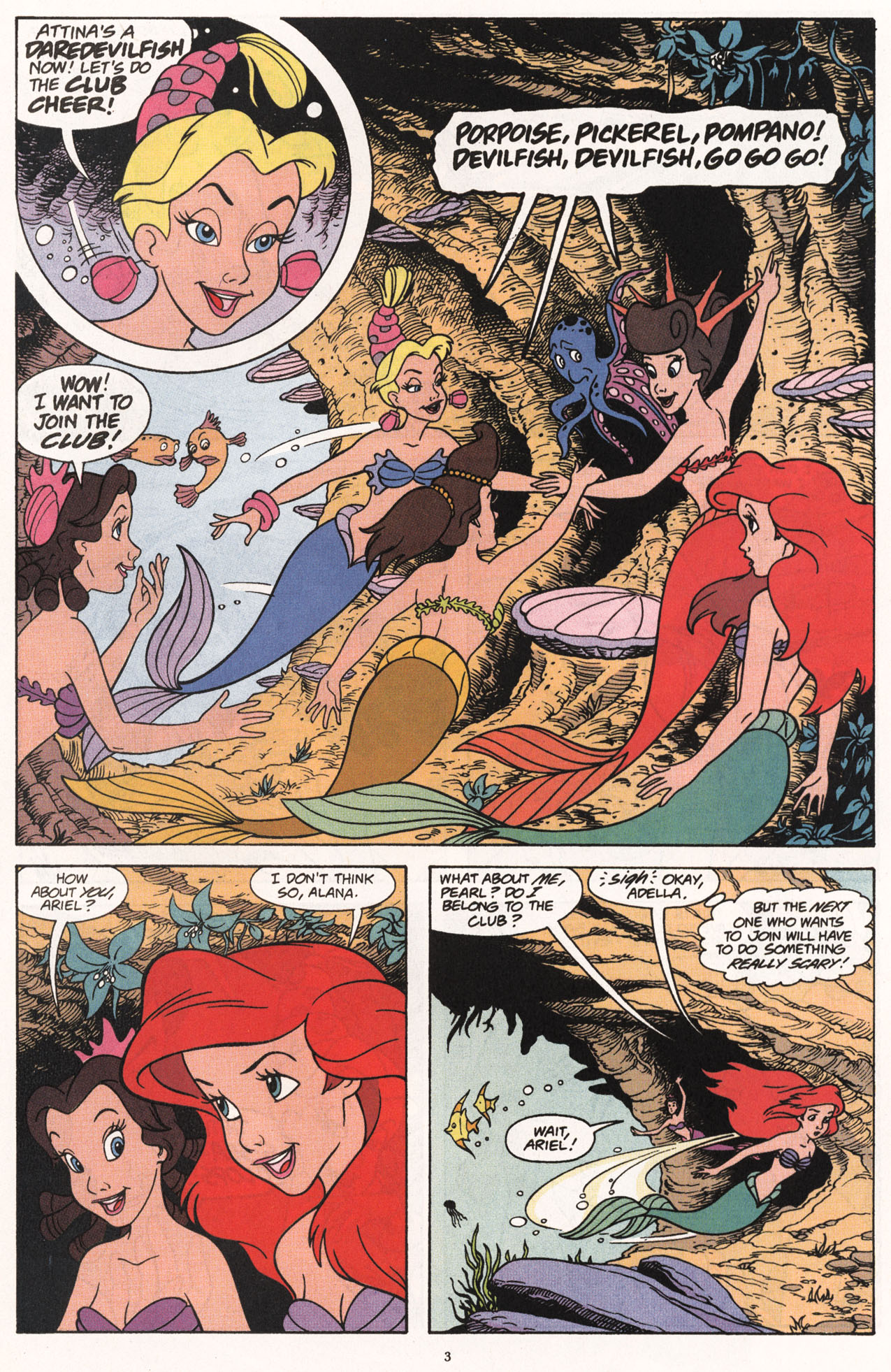 Read online Disney's The Little Mermaid comic -  Issue #3 - 5