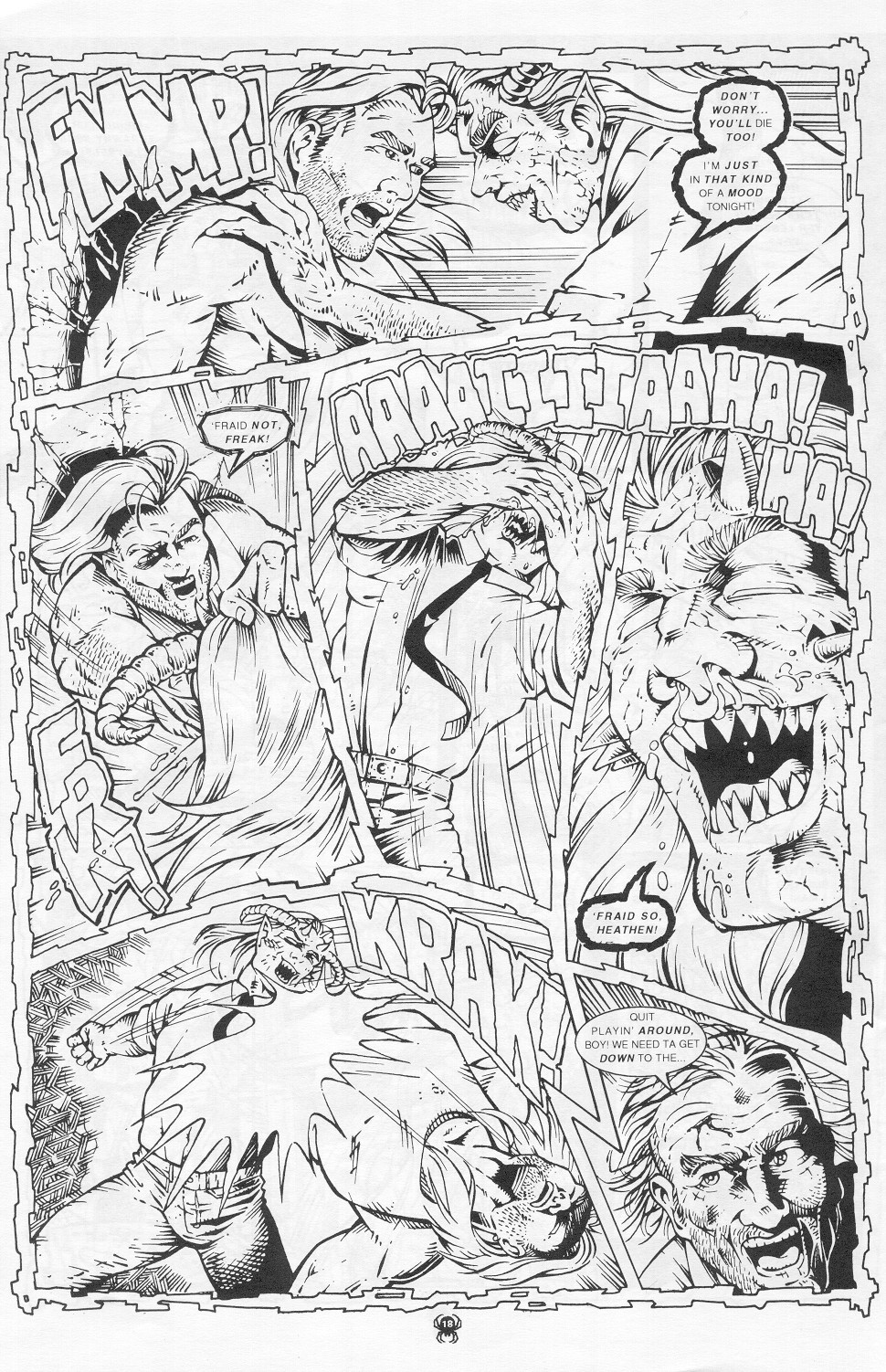 Read online Fangs of the Widow comic -  Issue #8 - 20