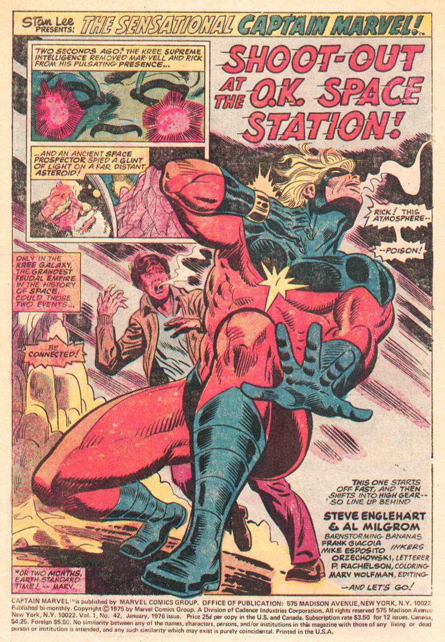 Captain Marvel (1968) Issue #42 #42 - English 2