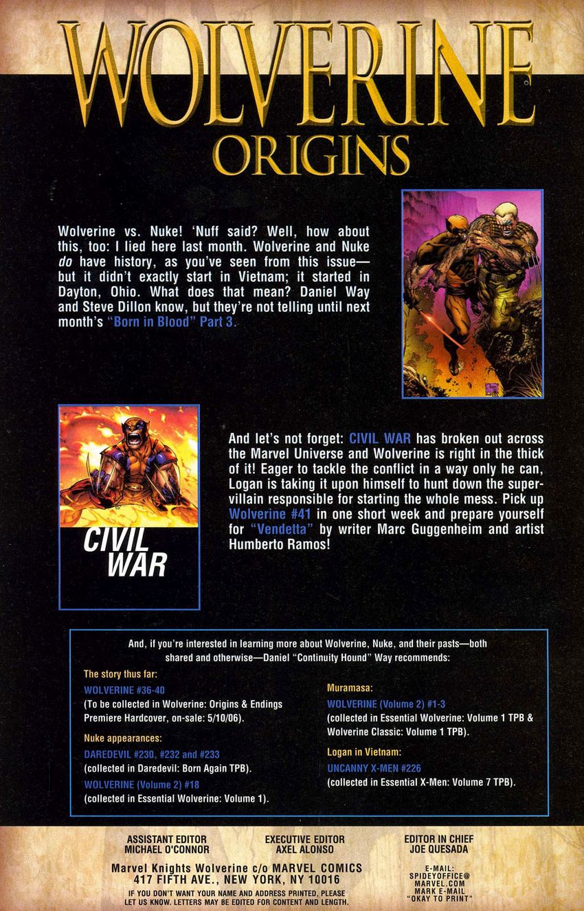 Read online Wolverine: Origins comic -  Issue #2 - 25