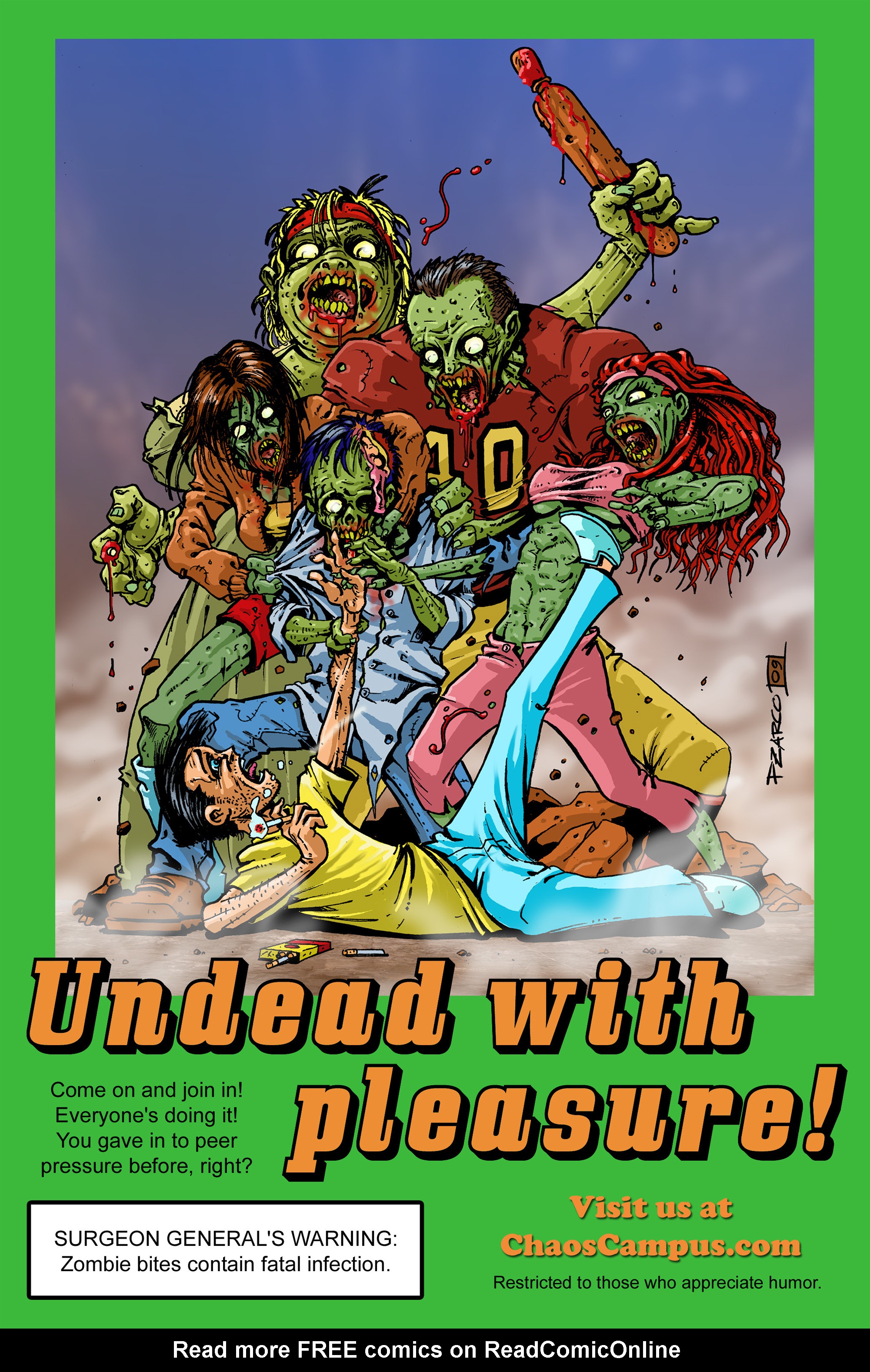 Read online Chaos Campus: Sorority Girls Vs. Zombies comic -  Issue #10 - 25