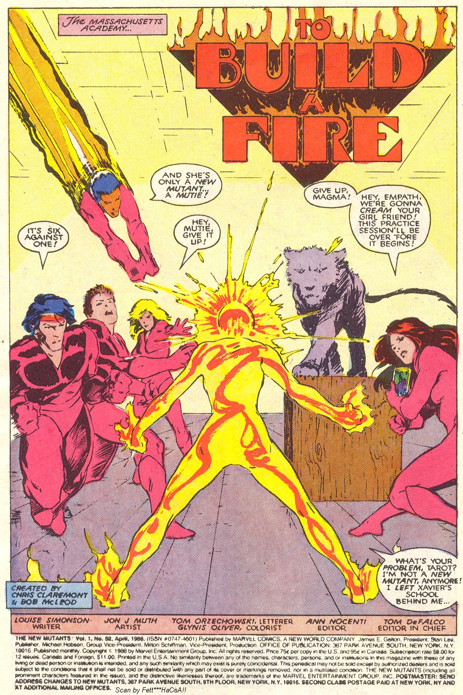 The New Mutants Issue #62 #69 - English 3