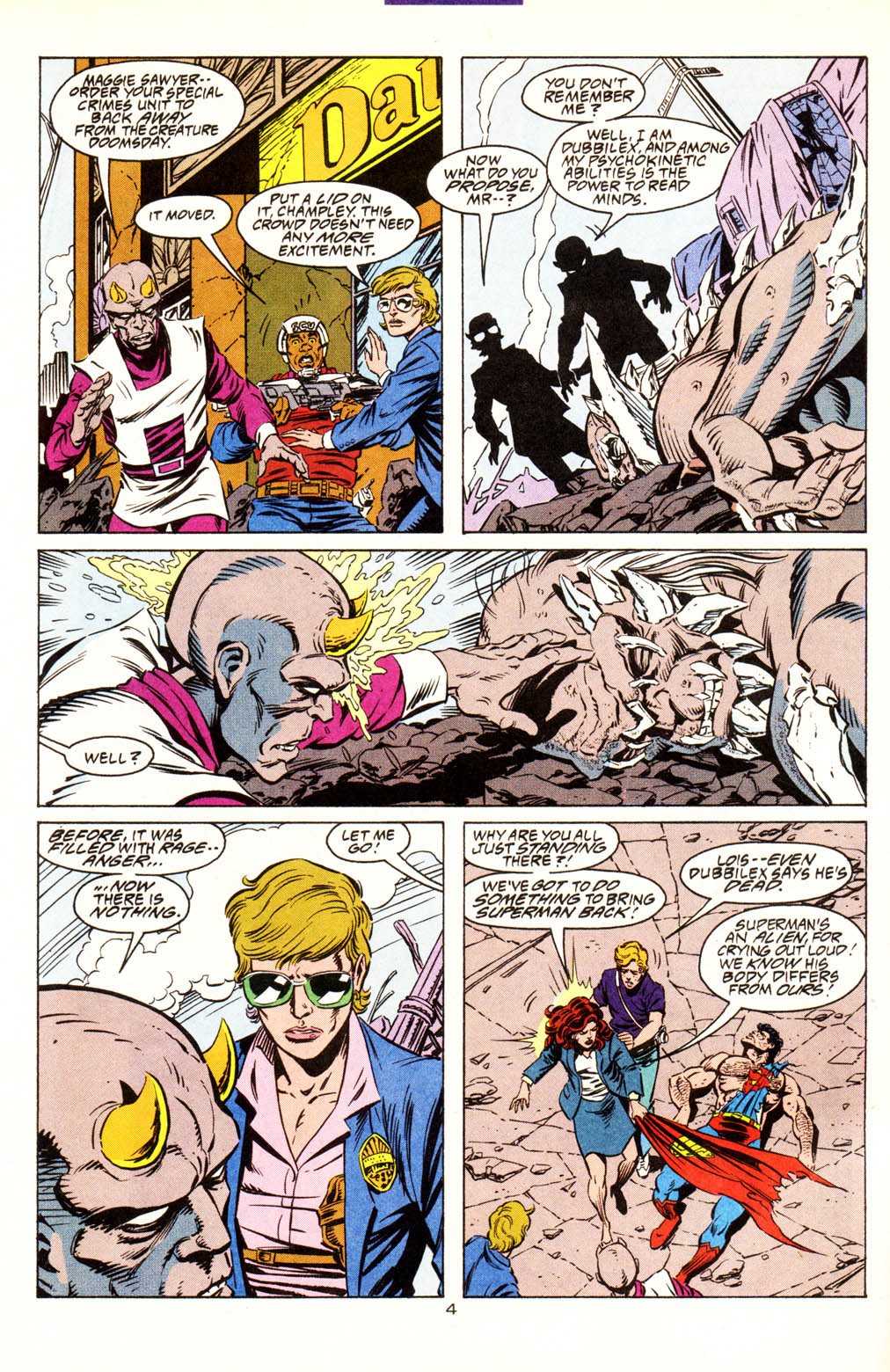 Read online Adventures of Superman (1987) comic -  Issue #498 - 6