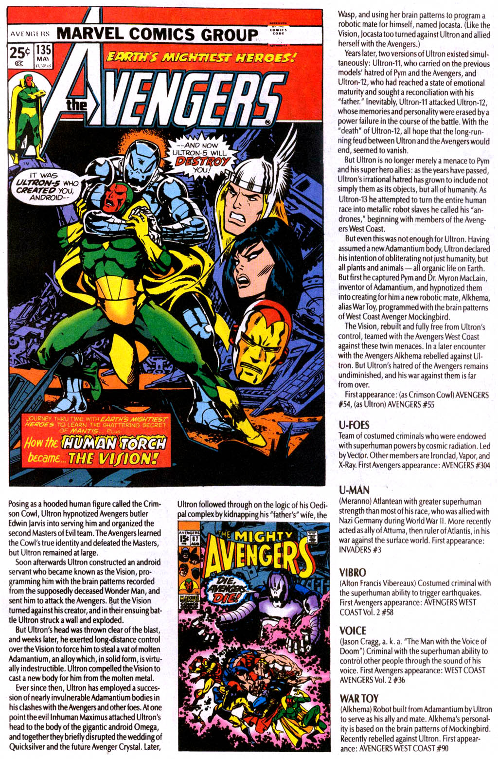 Read online The Avengers Log comic -  Issue # Full - 47