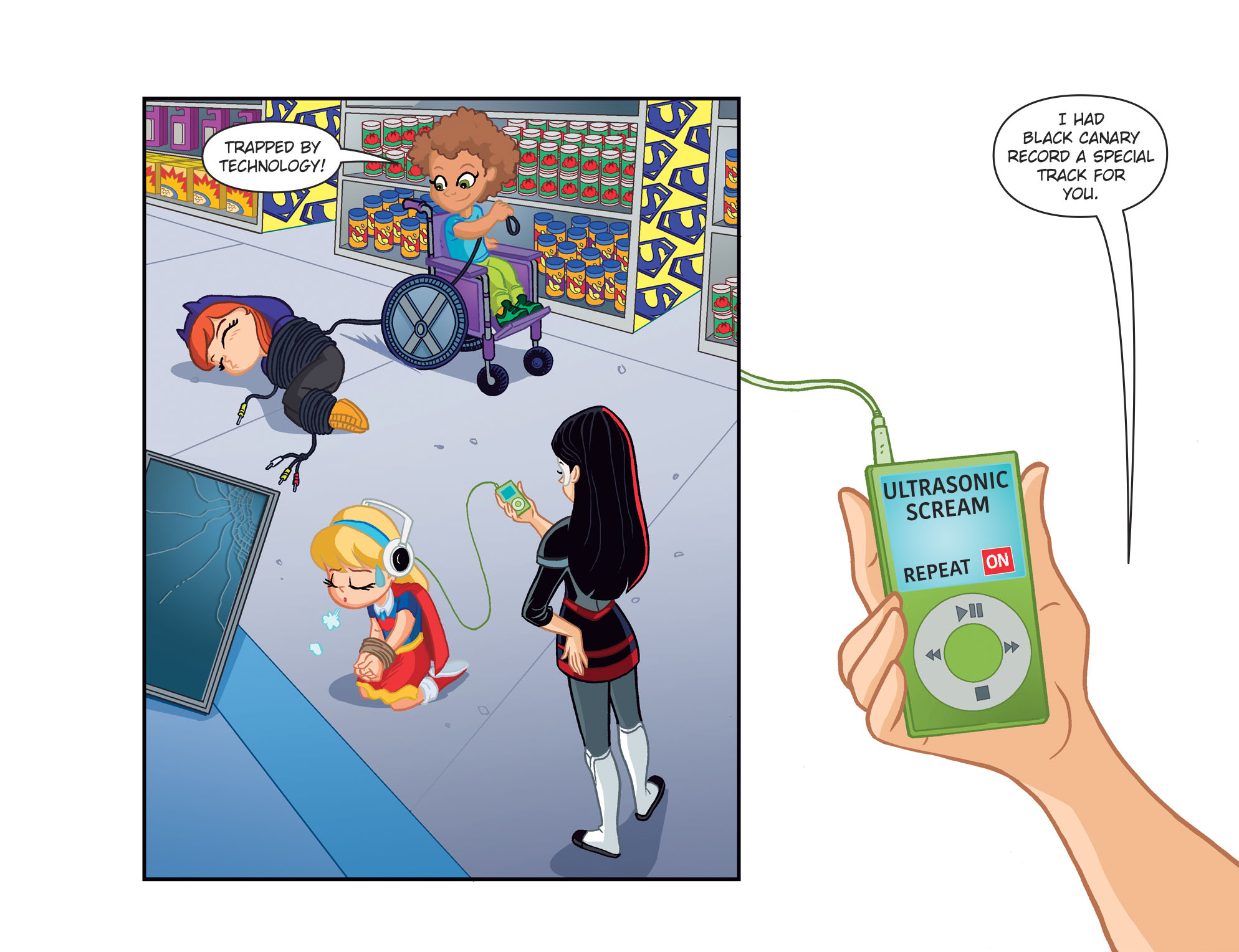 Read online DC Super Hero Girls: Out of the Bottle comic -  Issue #8 - 11
