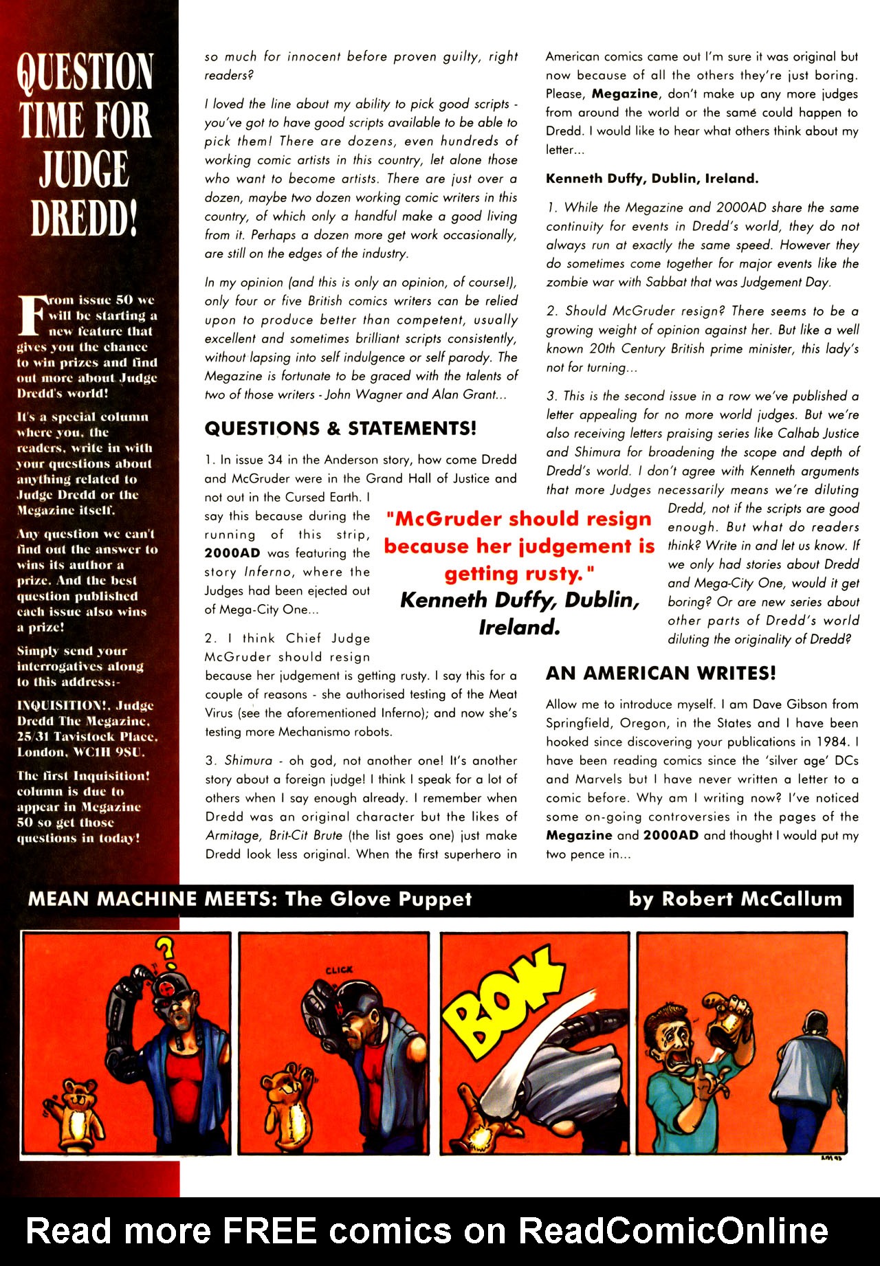 Read online Judge Dredd: The Megazine (vol. 2) comic -  Issue #47 - 32
