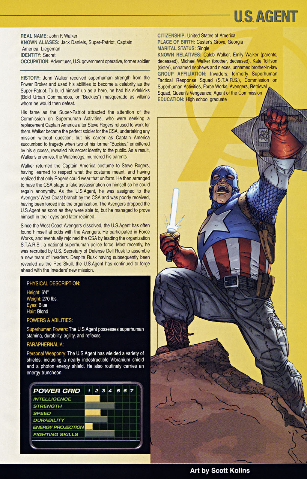 Read online The Official Handbook of the Marvel Universe: The Avengers comic -  Issue # Full - 34