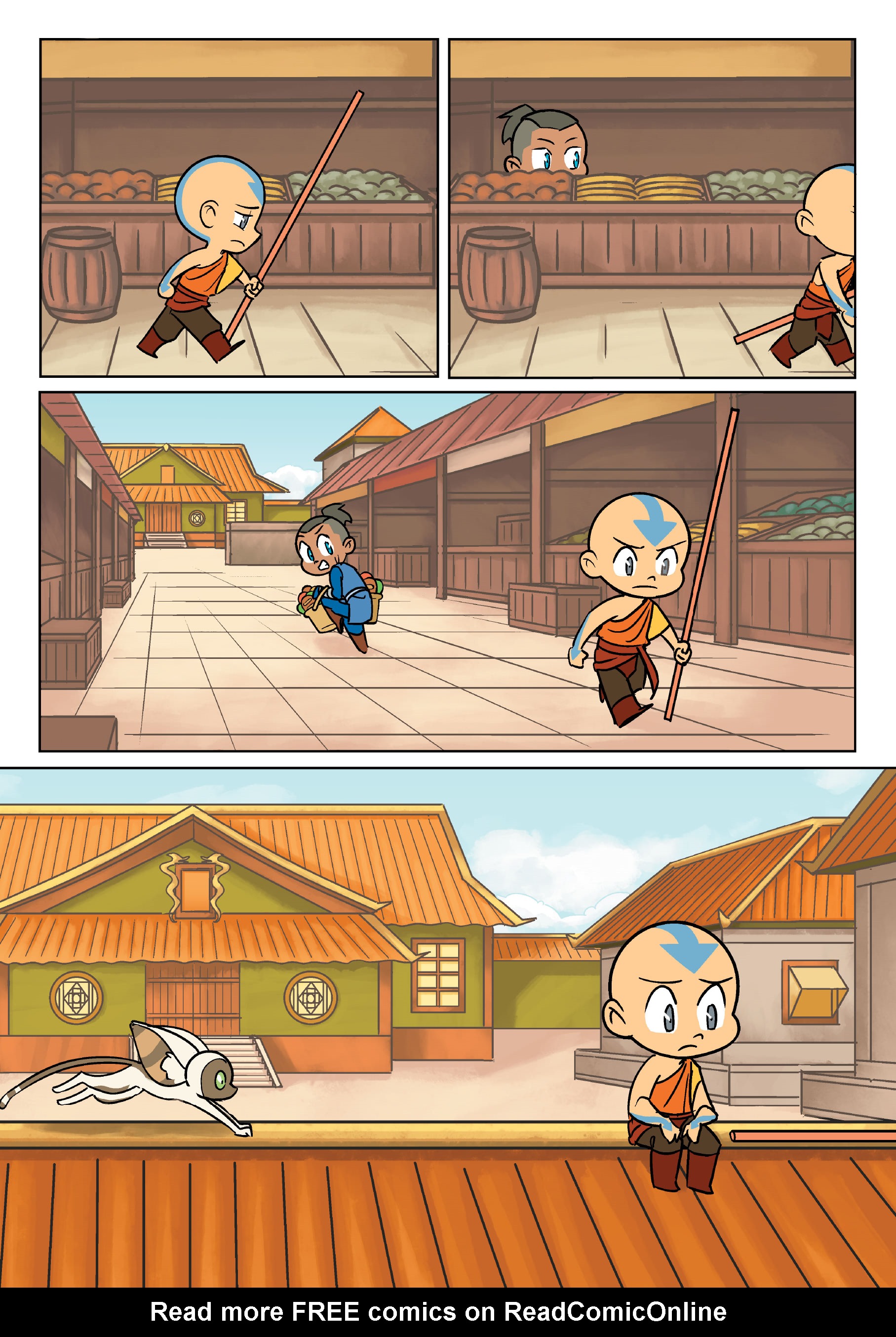 Read online Avatar: The Last Airbender Chibis - Aang's Unfreezing Day comic -  Issue # Full - 25