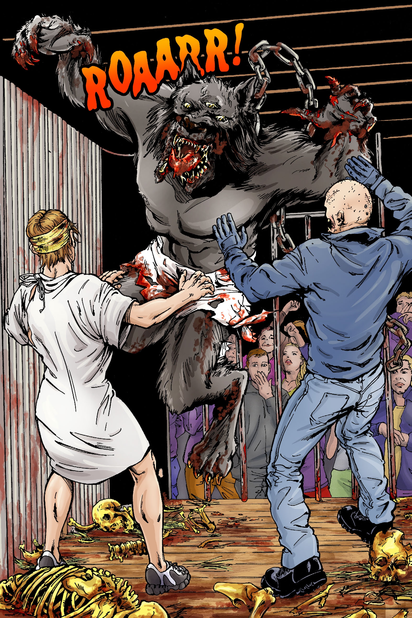 Read online Nazi Werewolves from Outer Space comic -  Issue #5 - 17