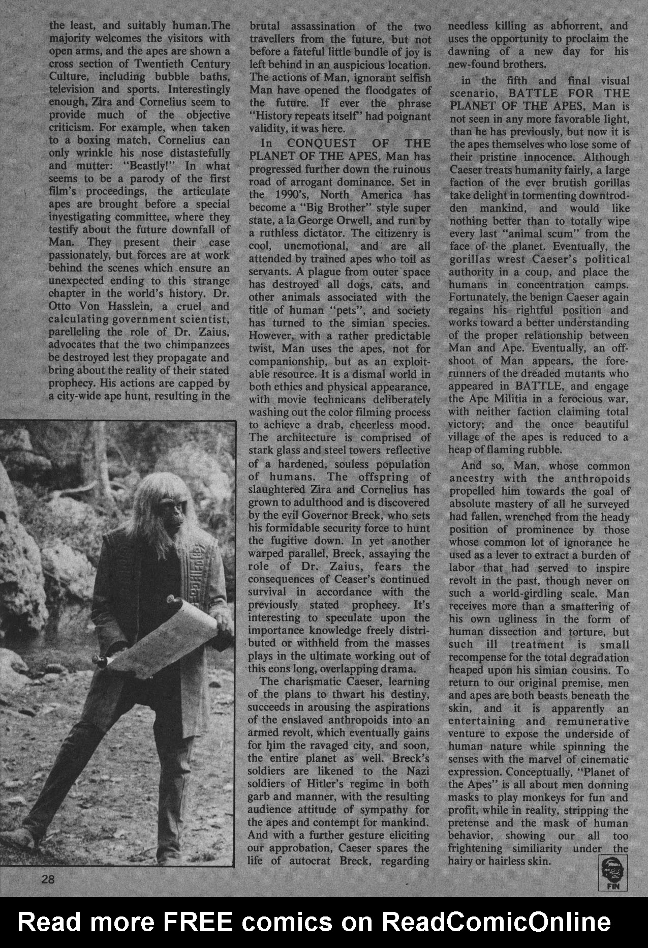 Read online Planet of the Apes comic -  Issue #24 - 26