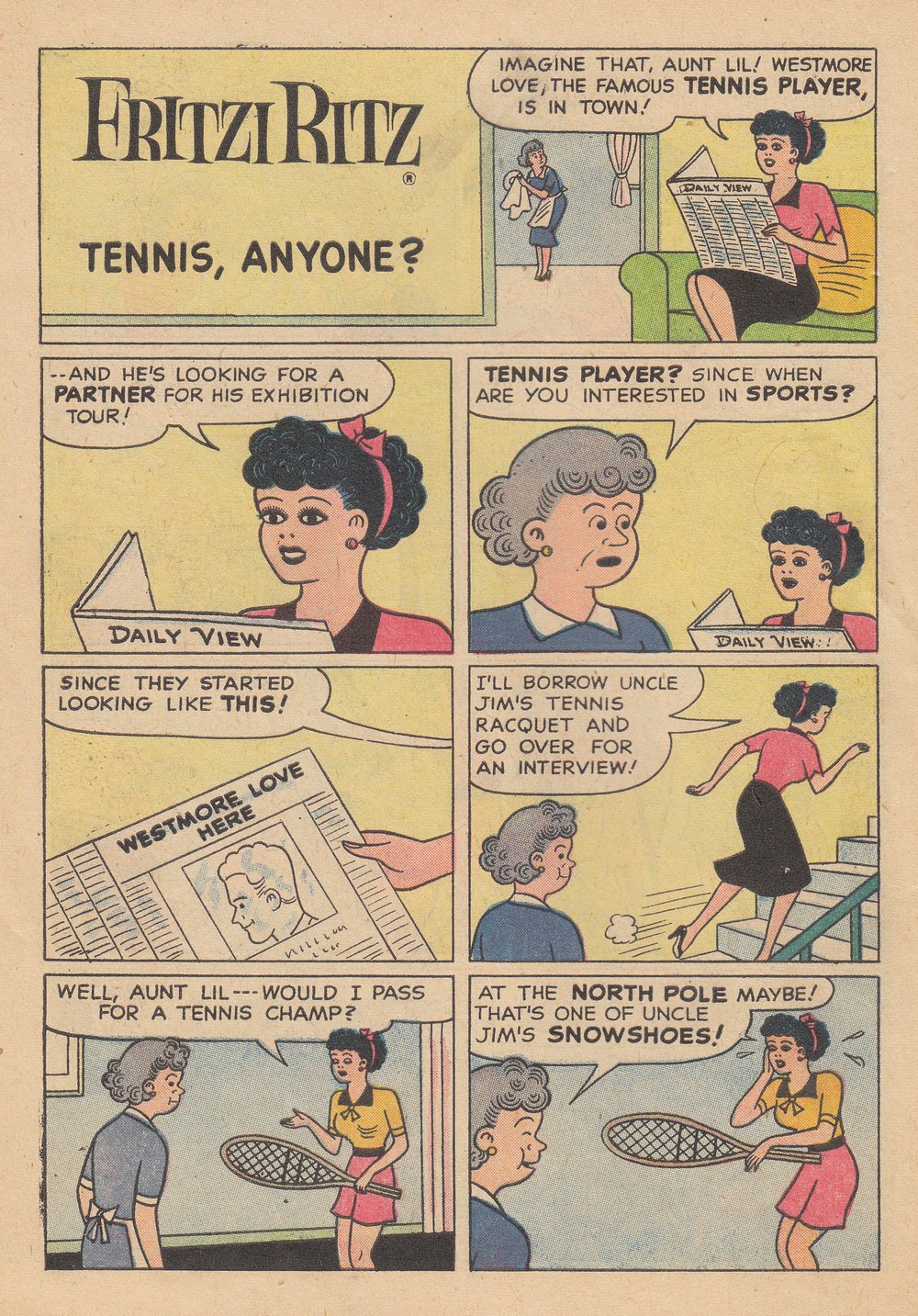 Read online Fritzi Ritz (1953) comic -  Issue #58 - 10
