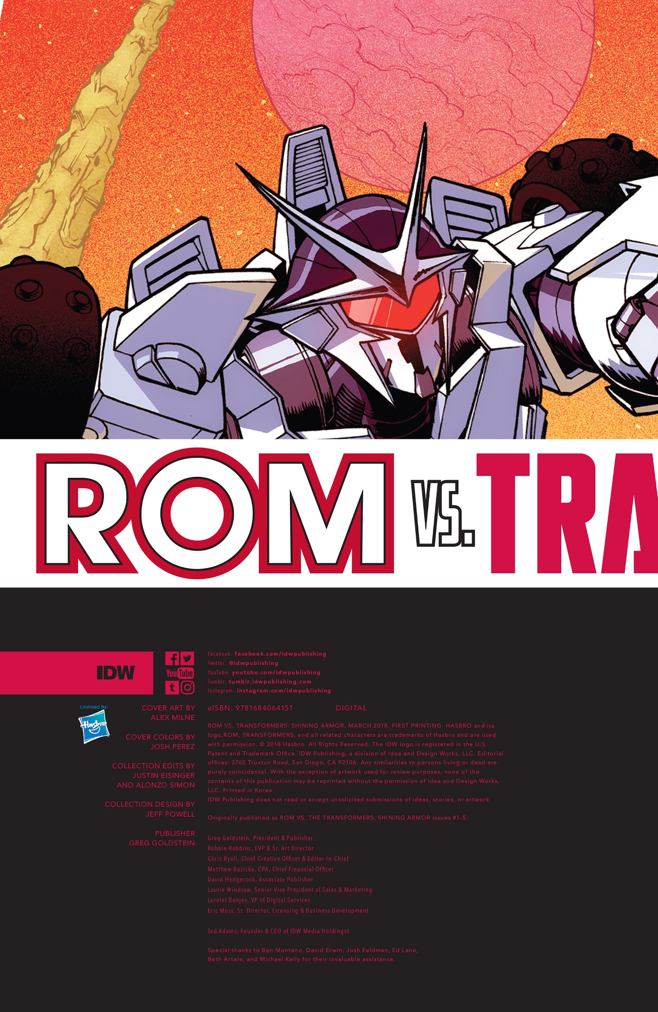 Read online ROM vs. Transformers: Shining Armor comic -  Issue # _TPB 1 - 4