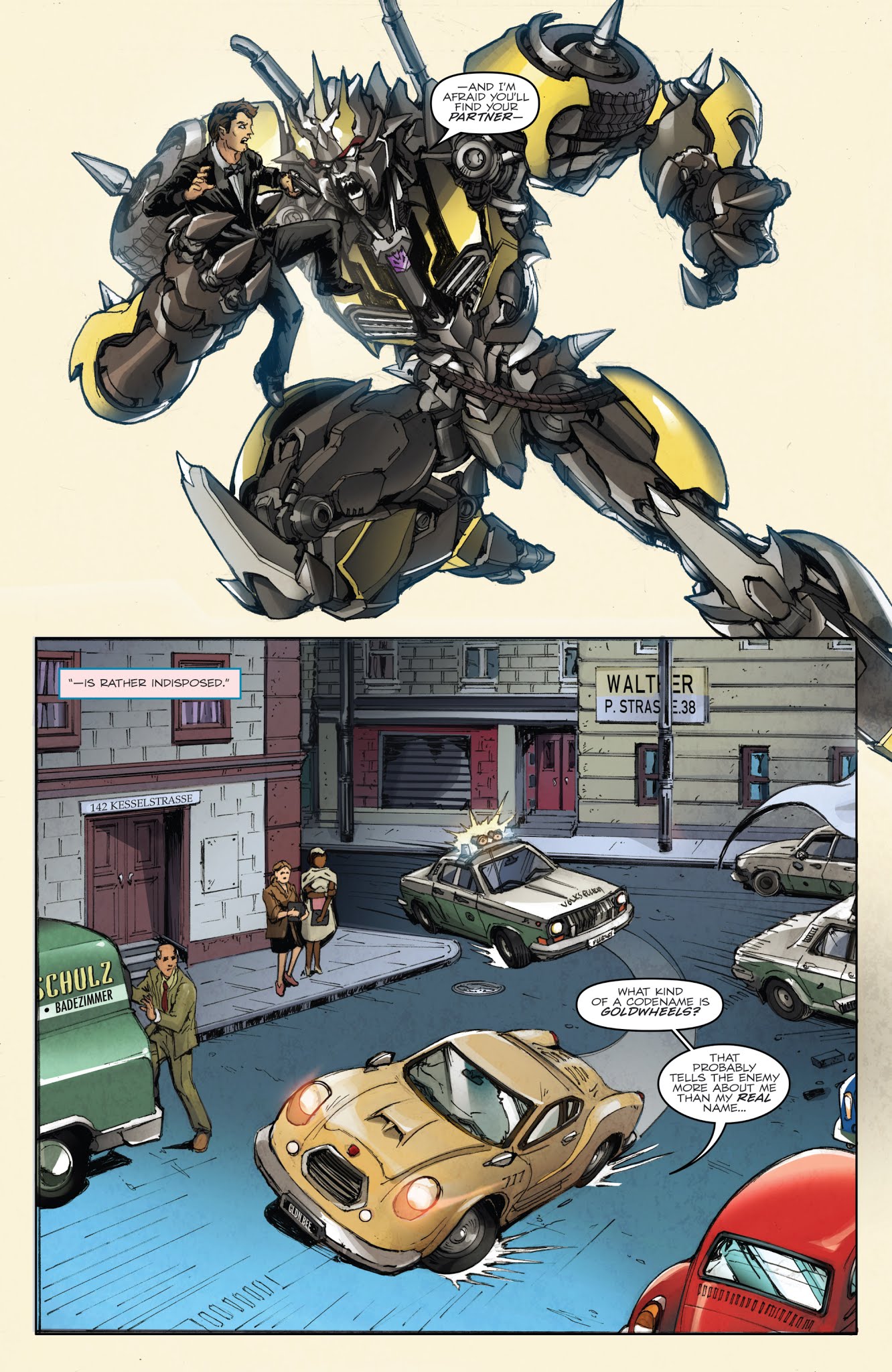 Read online Transformers: Bumblebee Movie Prequel comic -  Issue #1 - 8
