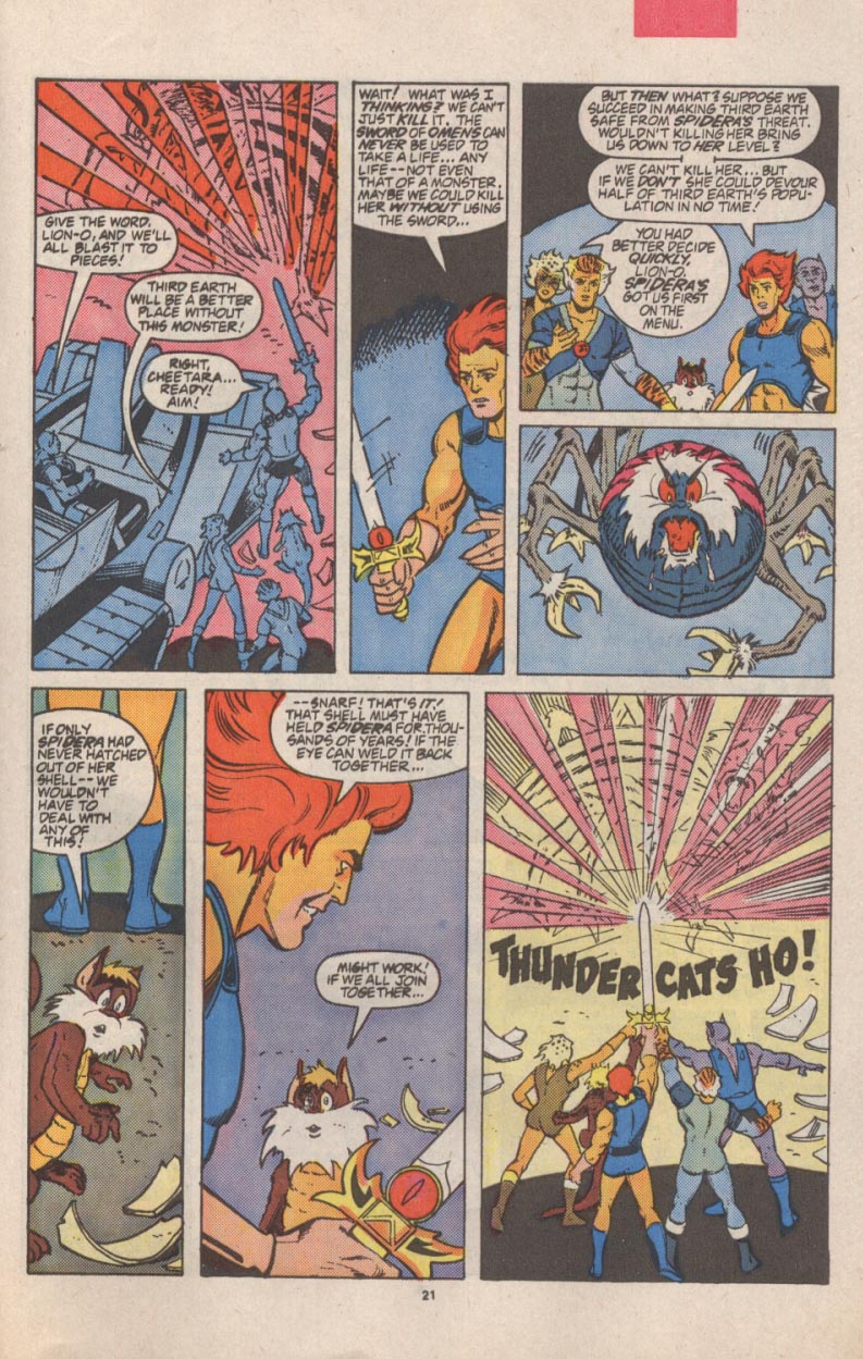 Read online ThunderCats (1985) comic -  Issue #16 - 24