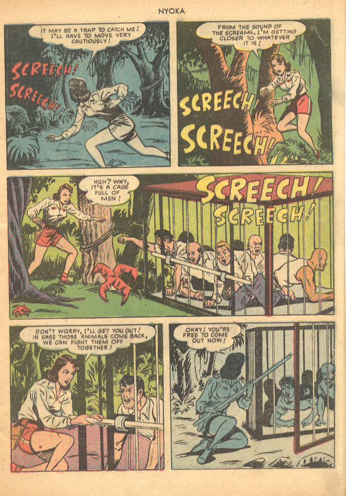 Read online Nyoka the Jungle Girl (1945) comic -  Issue #39 - 13
