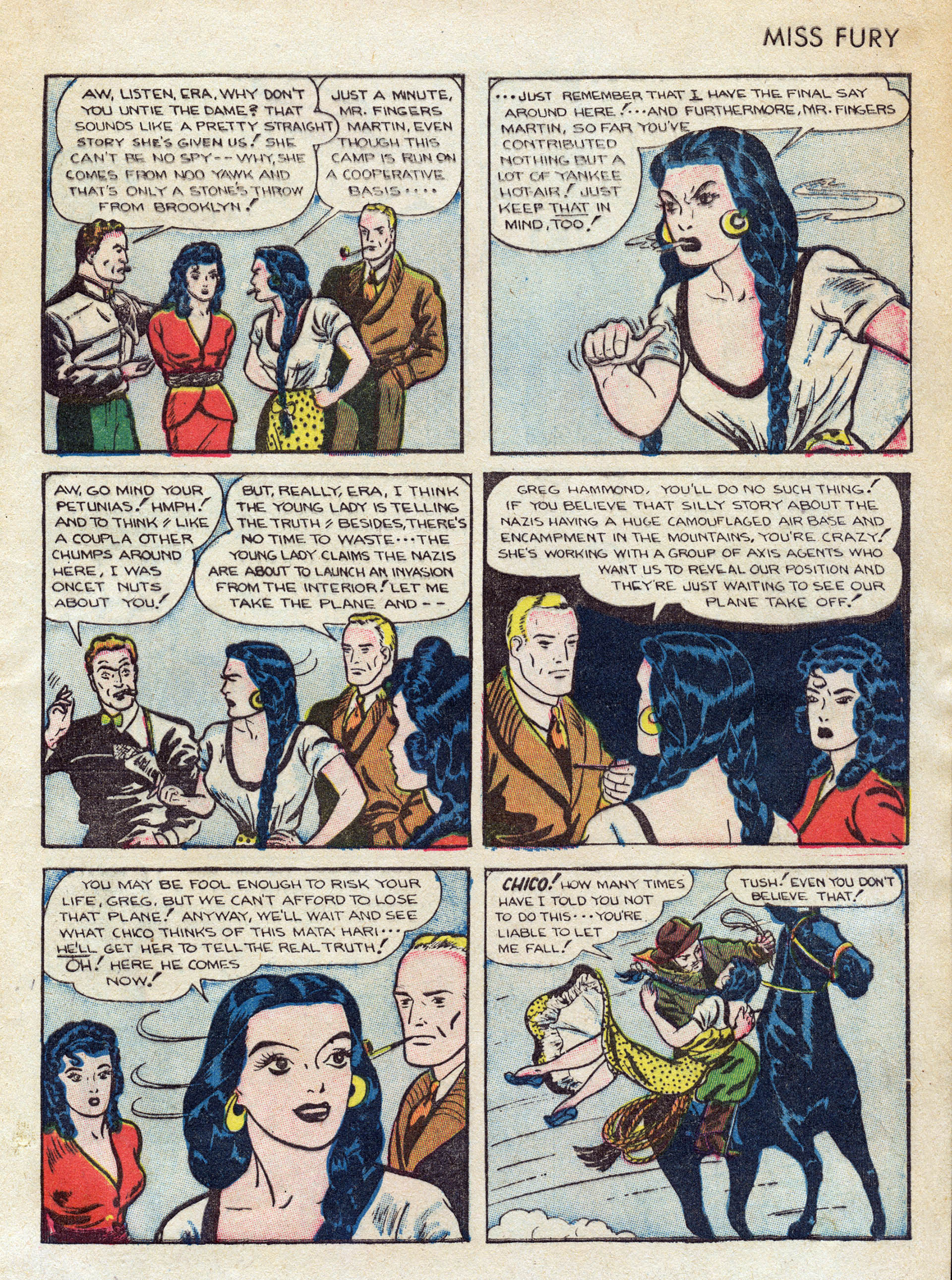 Read online Miss Fury Comics comic -  Issue #3 - 15
