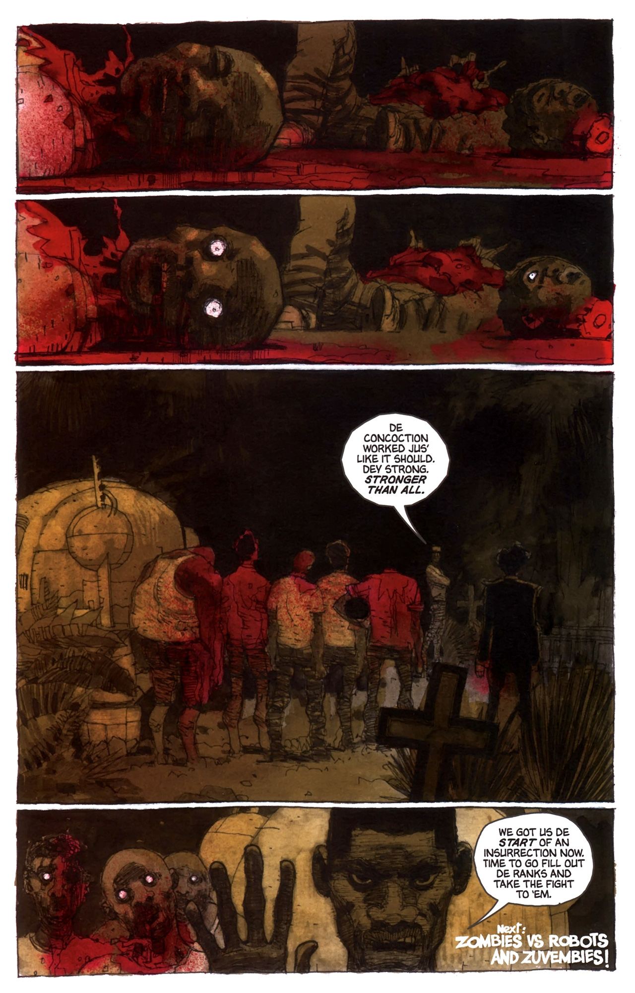 Read online Zombies vs. Robots Aventure comic -  Issue #2 - 23