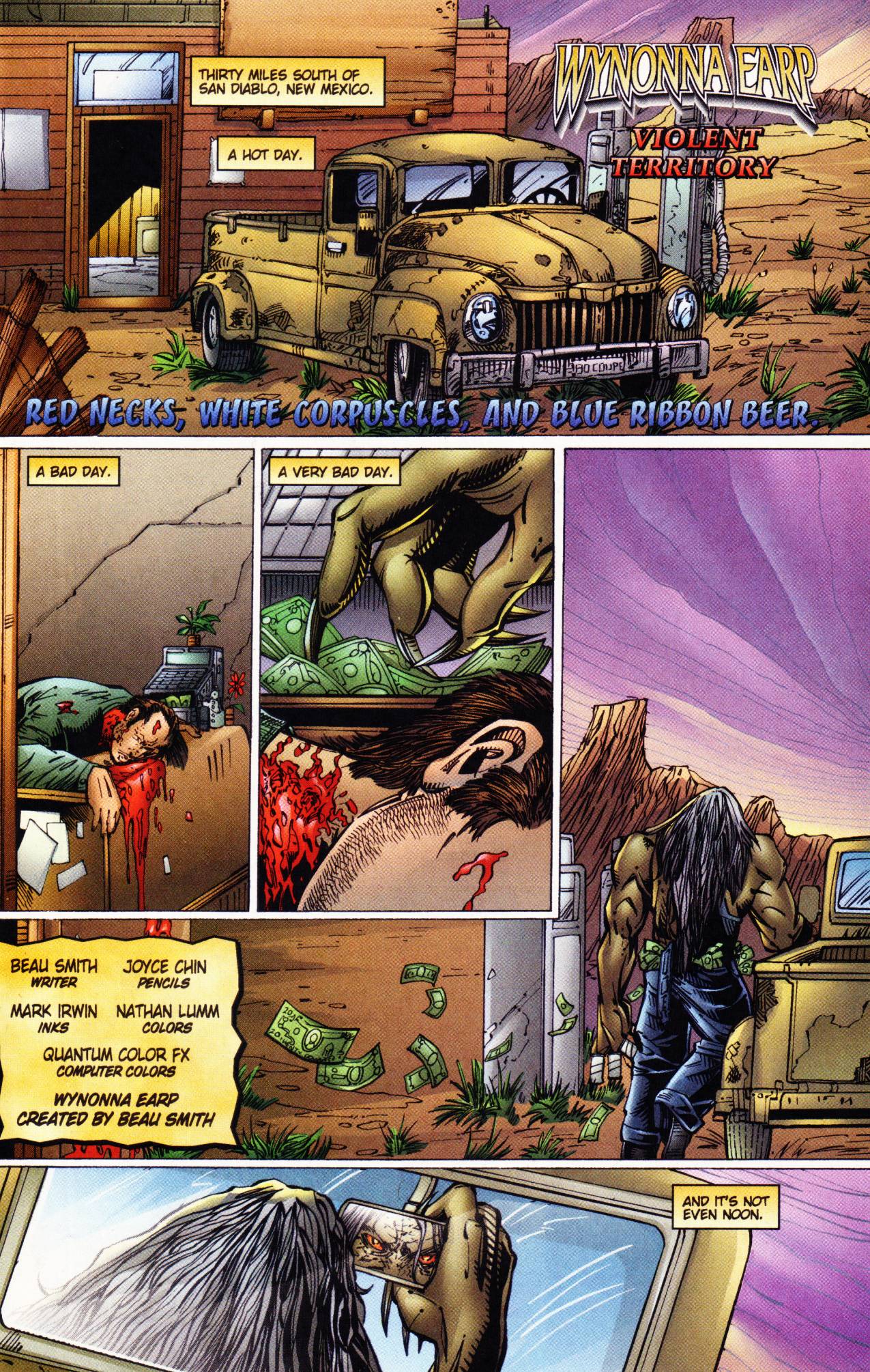 Read online Wynonna Earp (1996) comic -  Issue #1 - 2