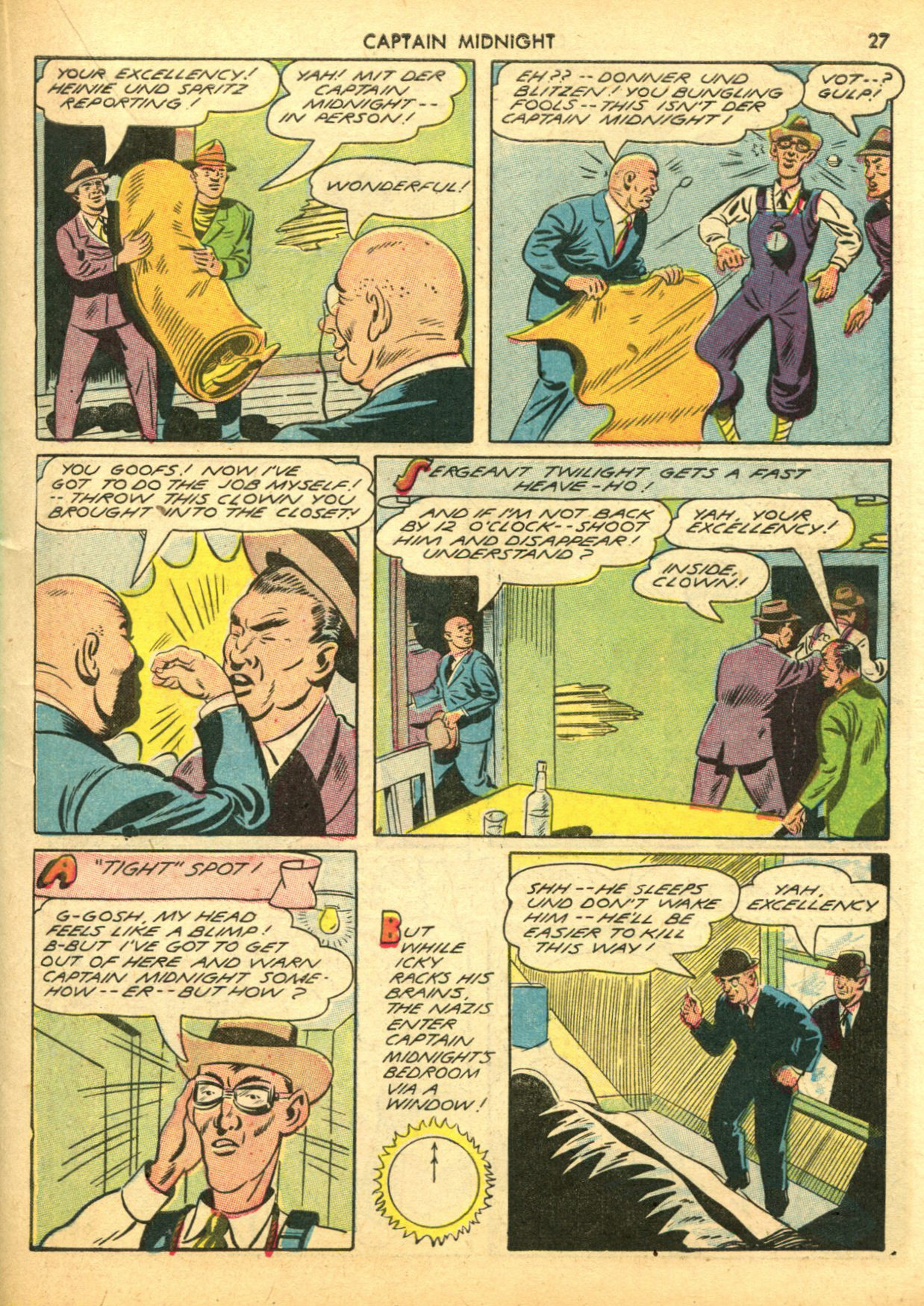 Read online Captain Midnight (1942) comic -  Issue #5 - 27