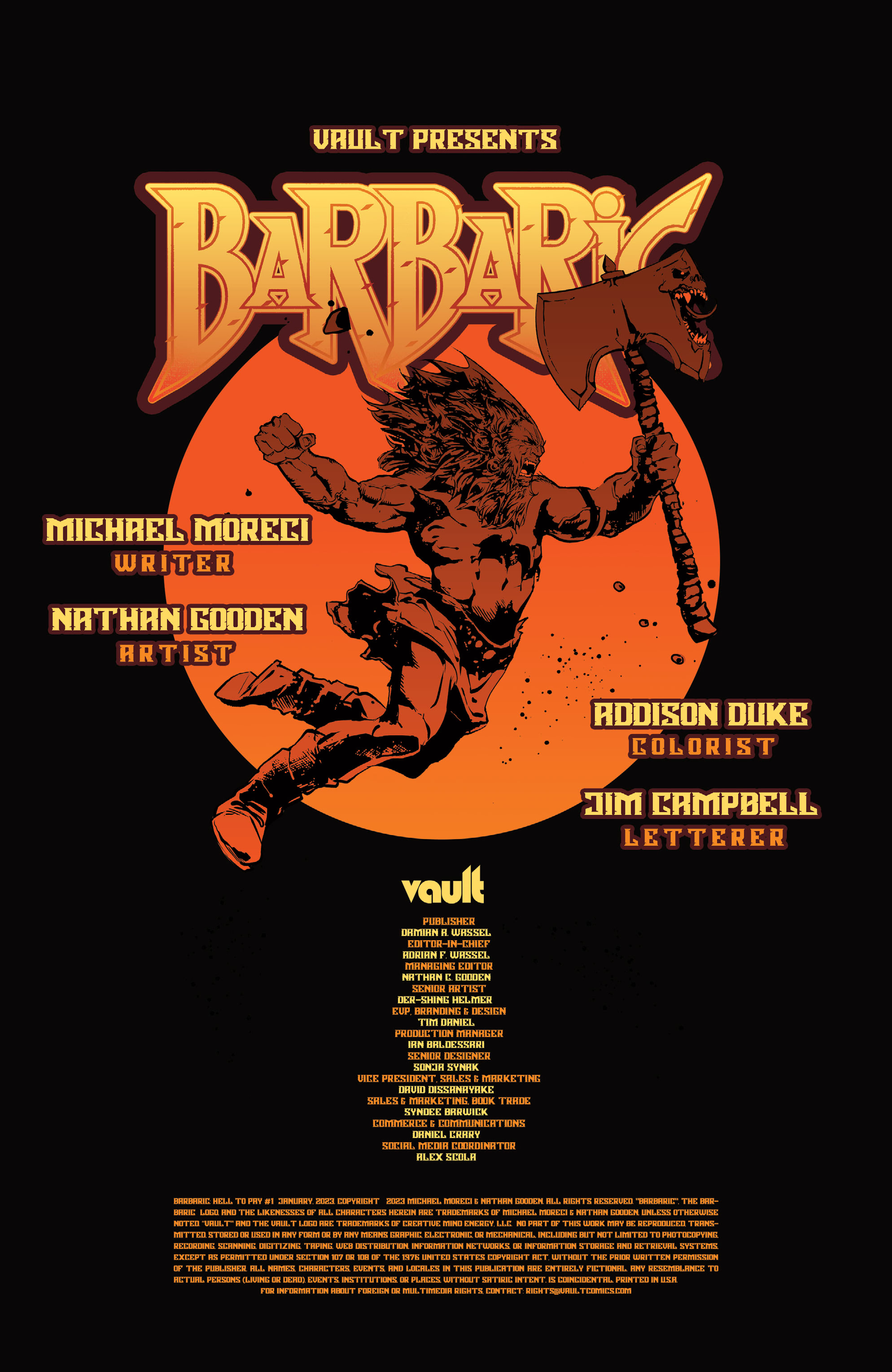Read online Barbaric Hell to Pay comic -  Issue #1 - 2