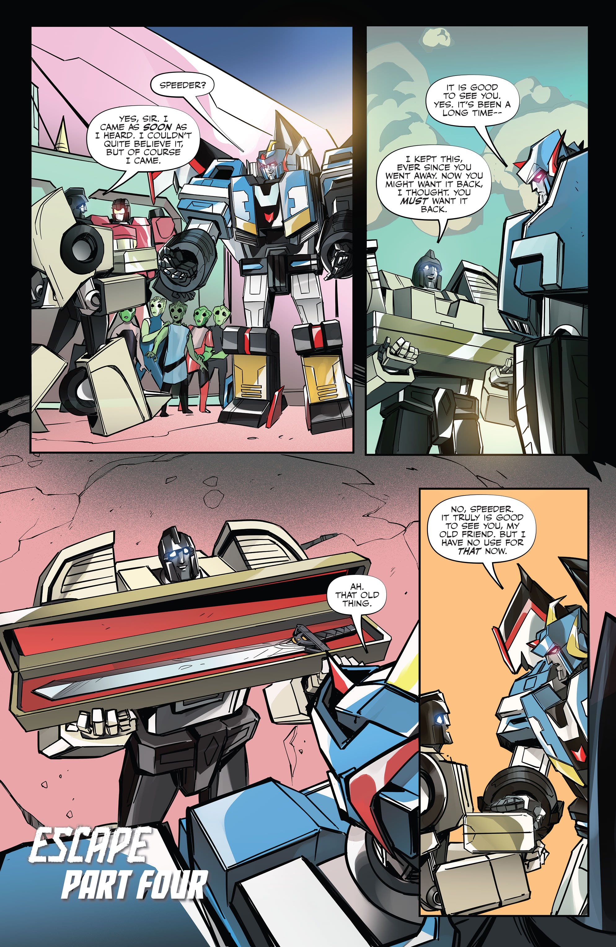 Read online Transformers: Escape comic -  Issue #4 - 6