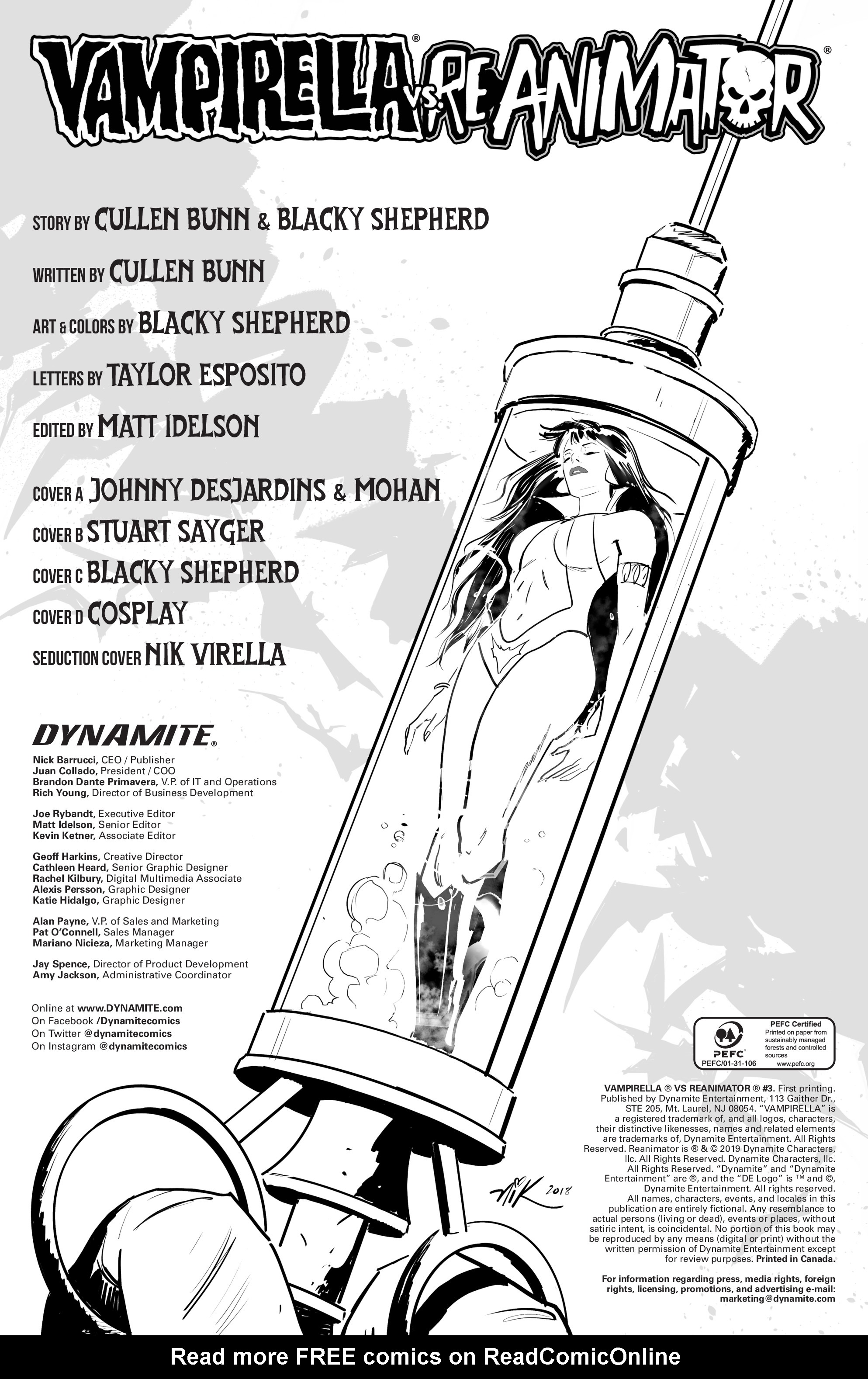 Read online Vampirella vs. Reanimator comic -  Issue #3 - 5