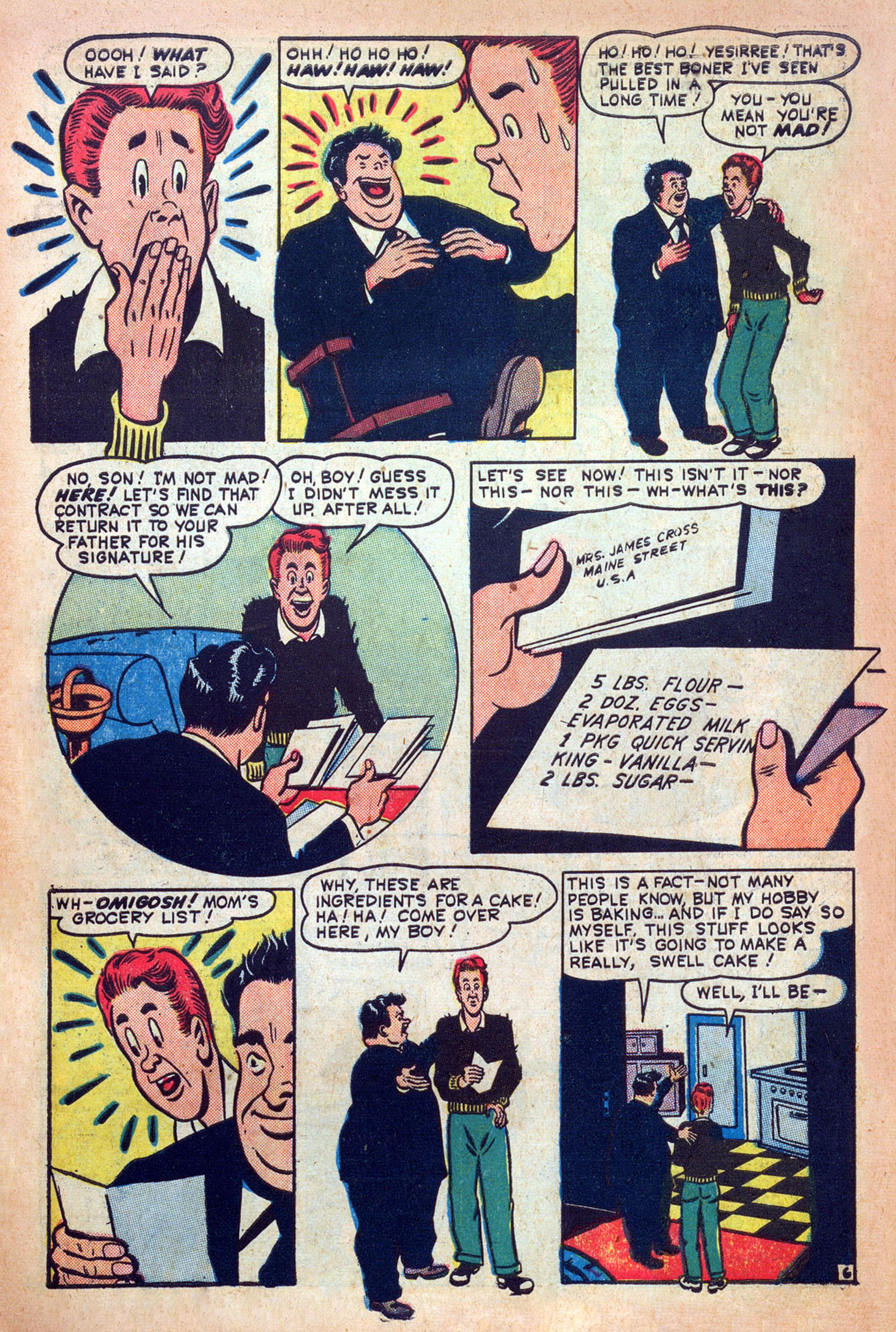 Read online Margie Comics comic -  Issue #42 - 41