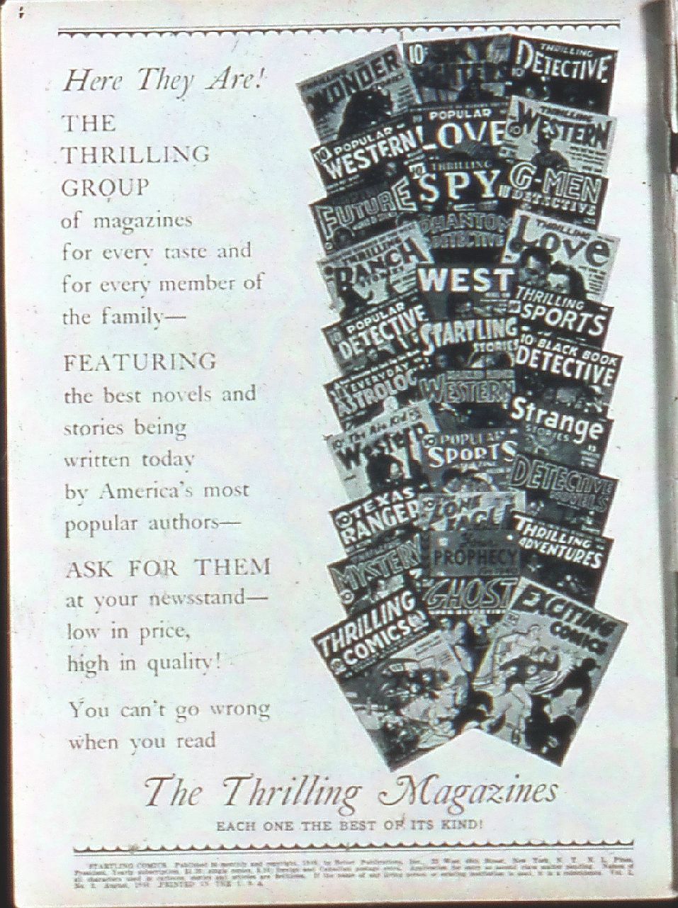 Read online Startling Comics comic -  Issue #2 - 2